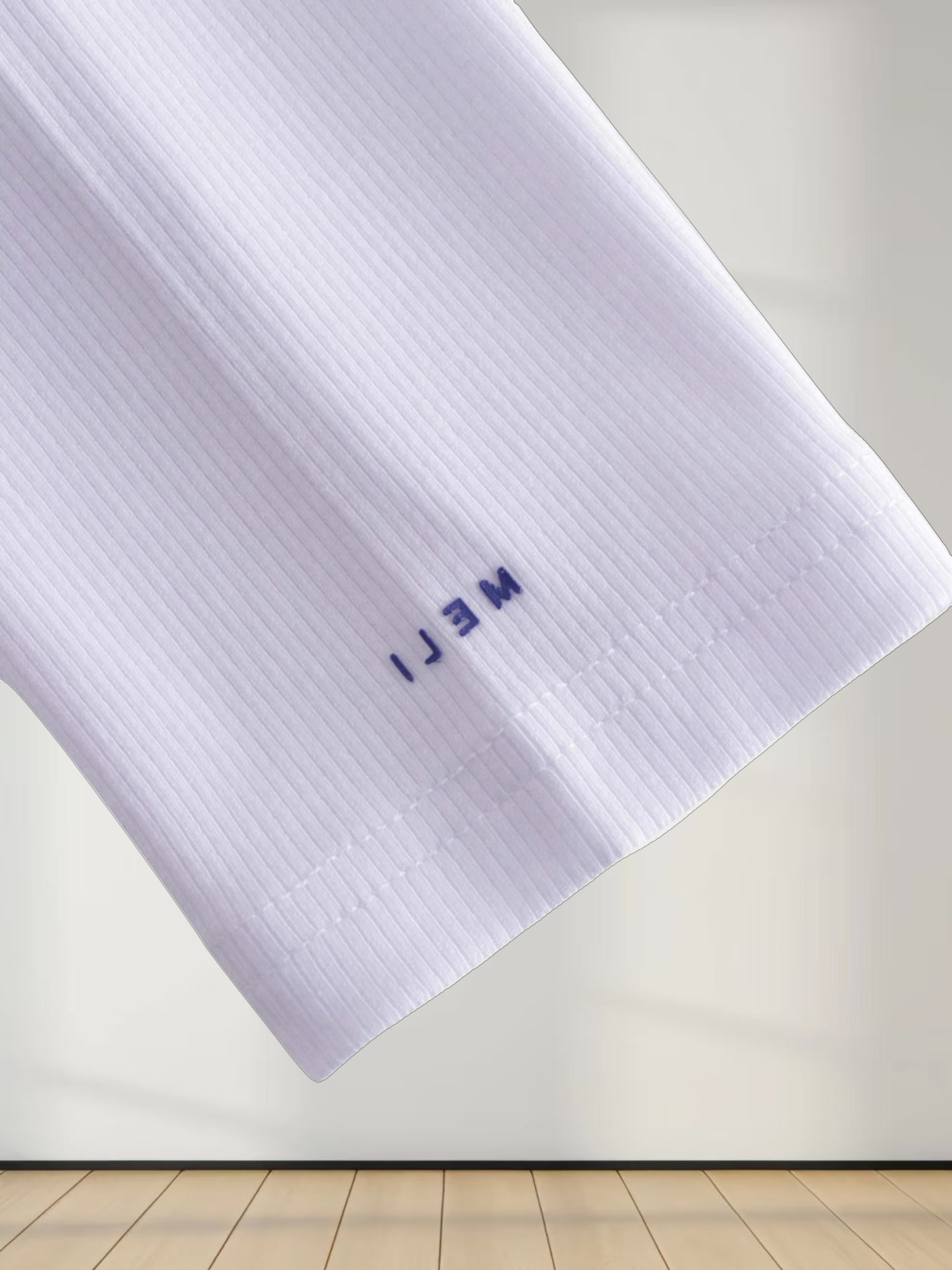 CREW RIBBED DOLMAN-WHITE