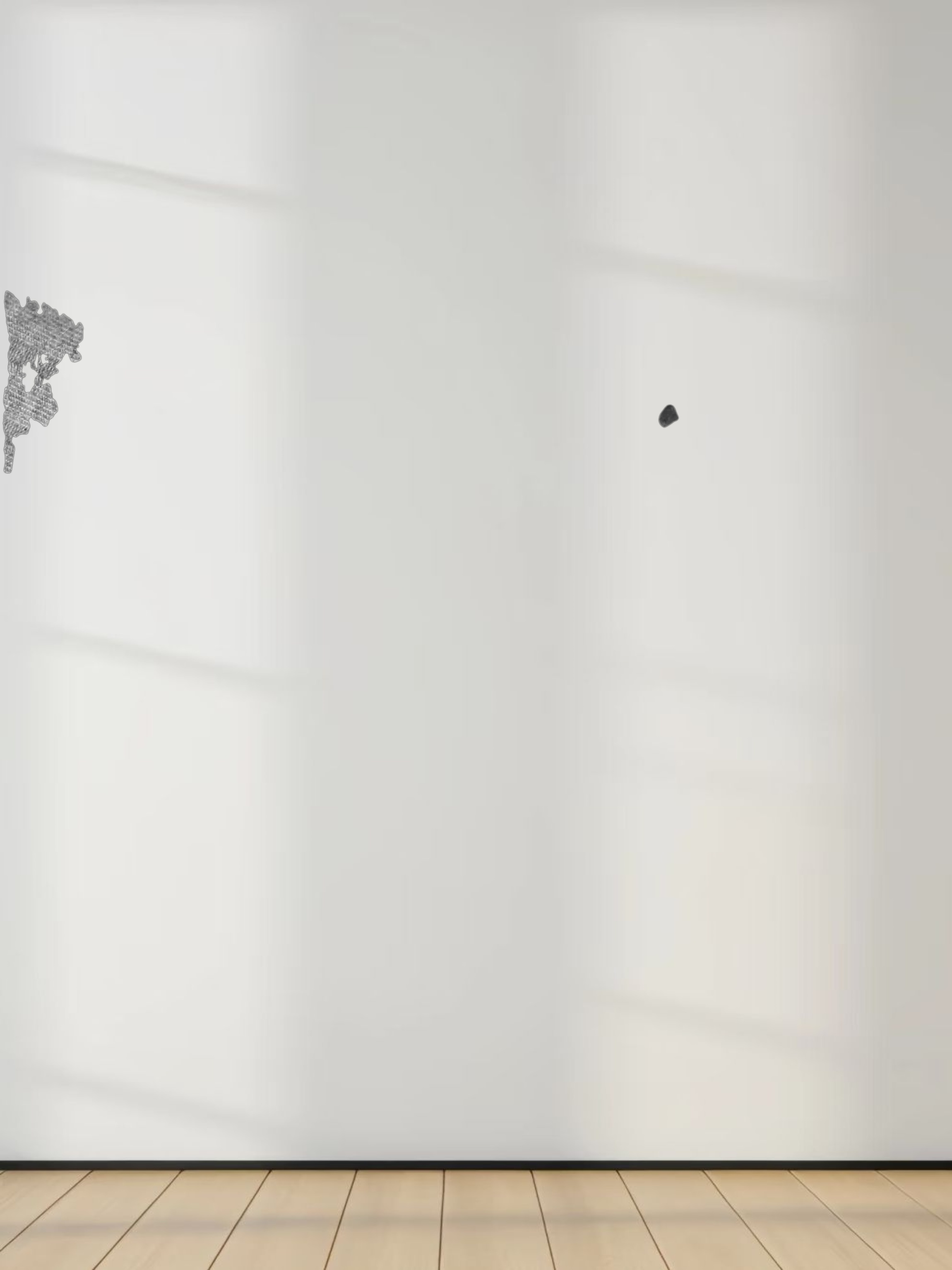 Ribbed High V Bomber-Grey