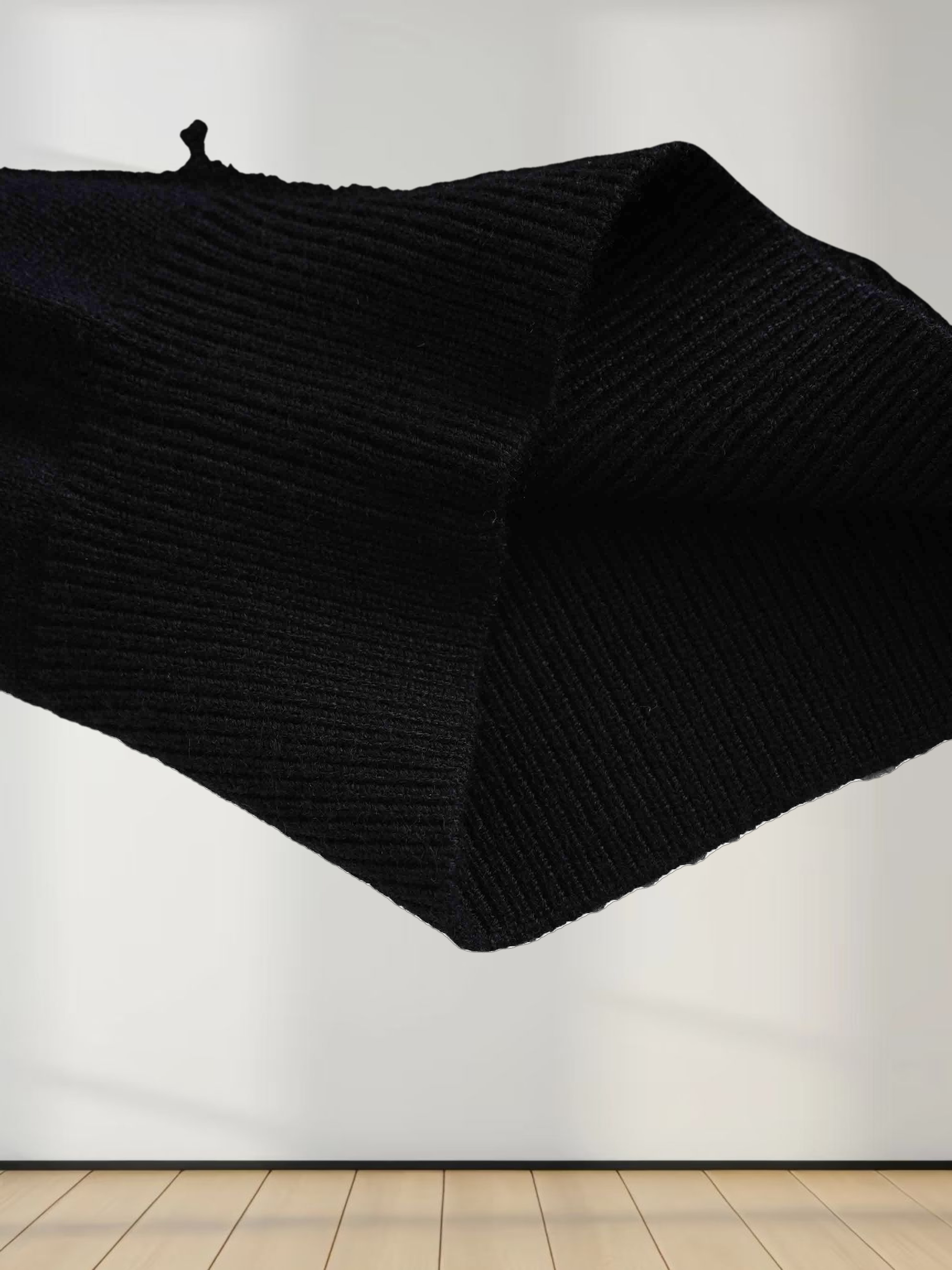 Embellished Cardigan Sweater-Black