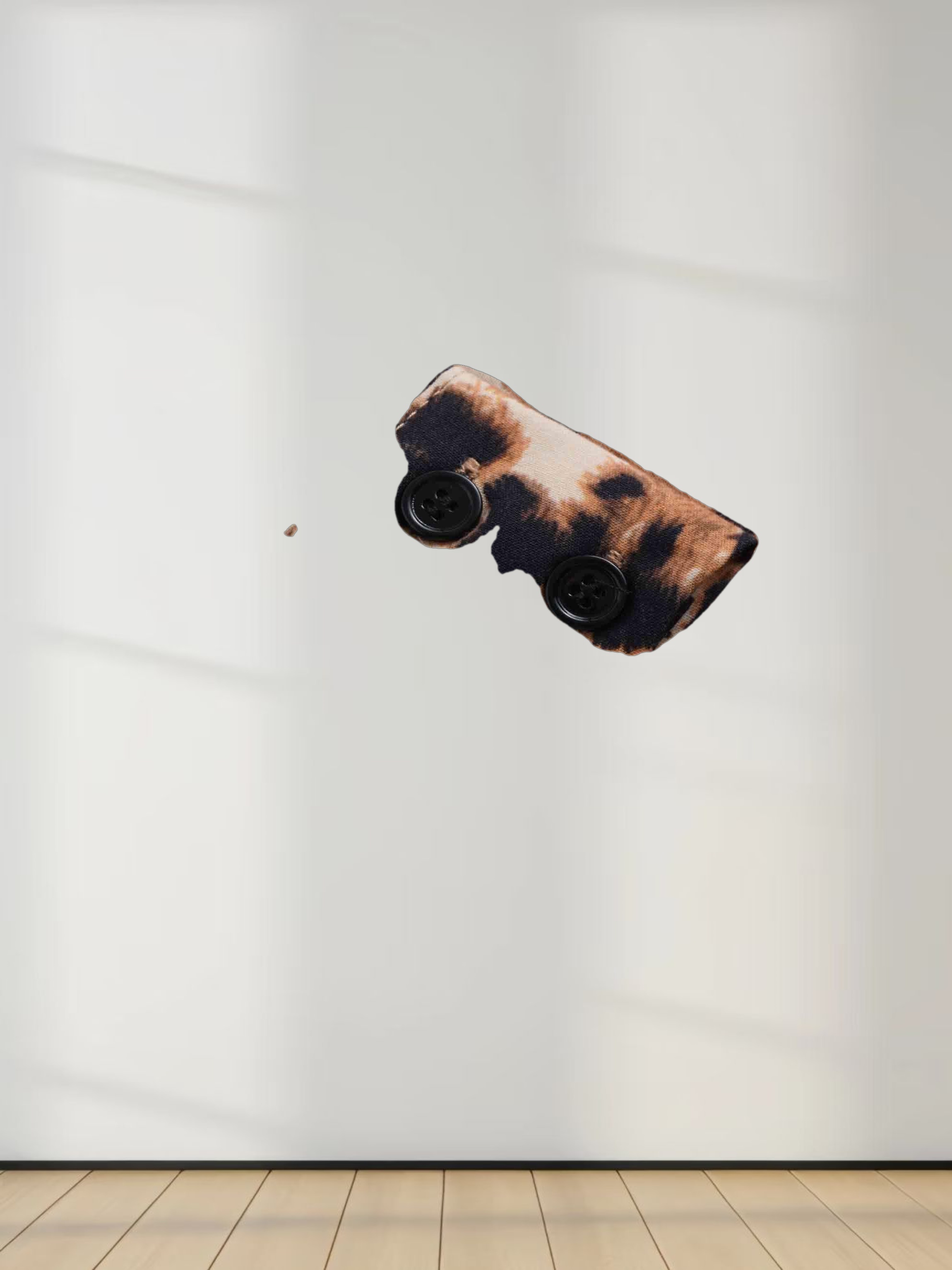 Long Button Down Shirtdress-Leopard Print