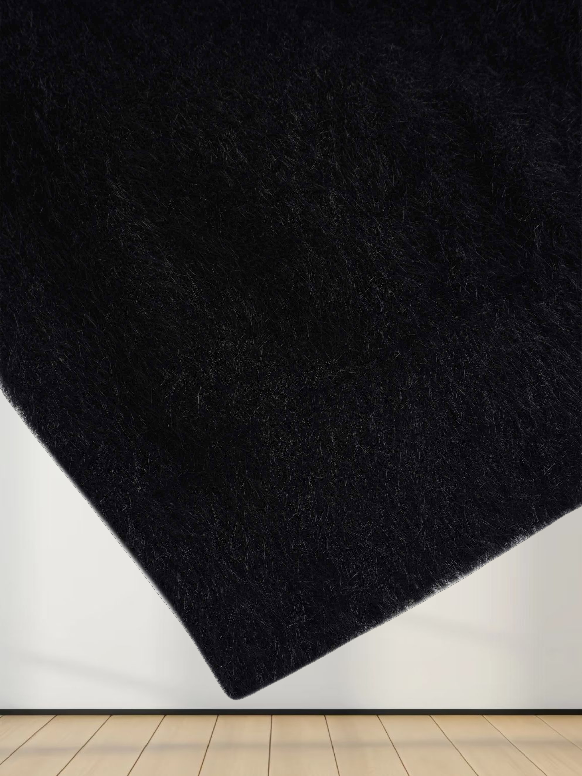 Mohair Shawl Collar Cardigan-Black