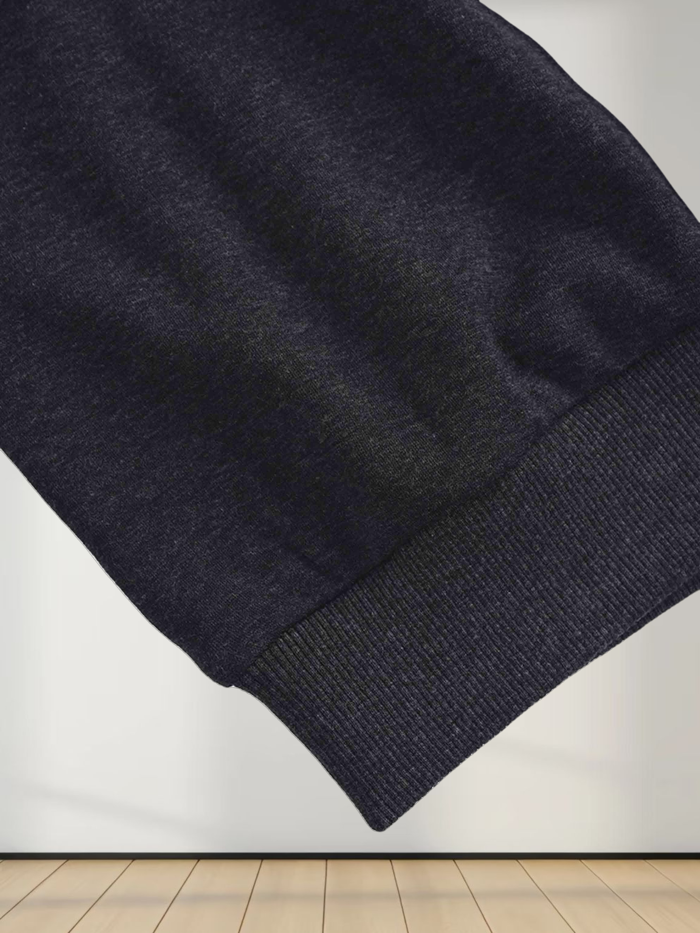 Embossed Crown Sweatshirt-Dark Heathered Grey