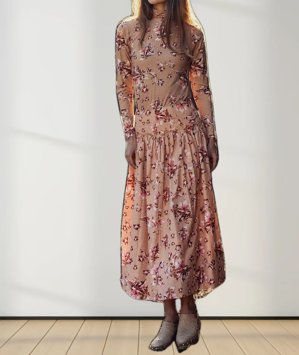 Design Turtleneck-Floral