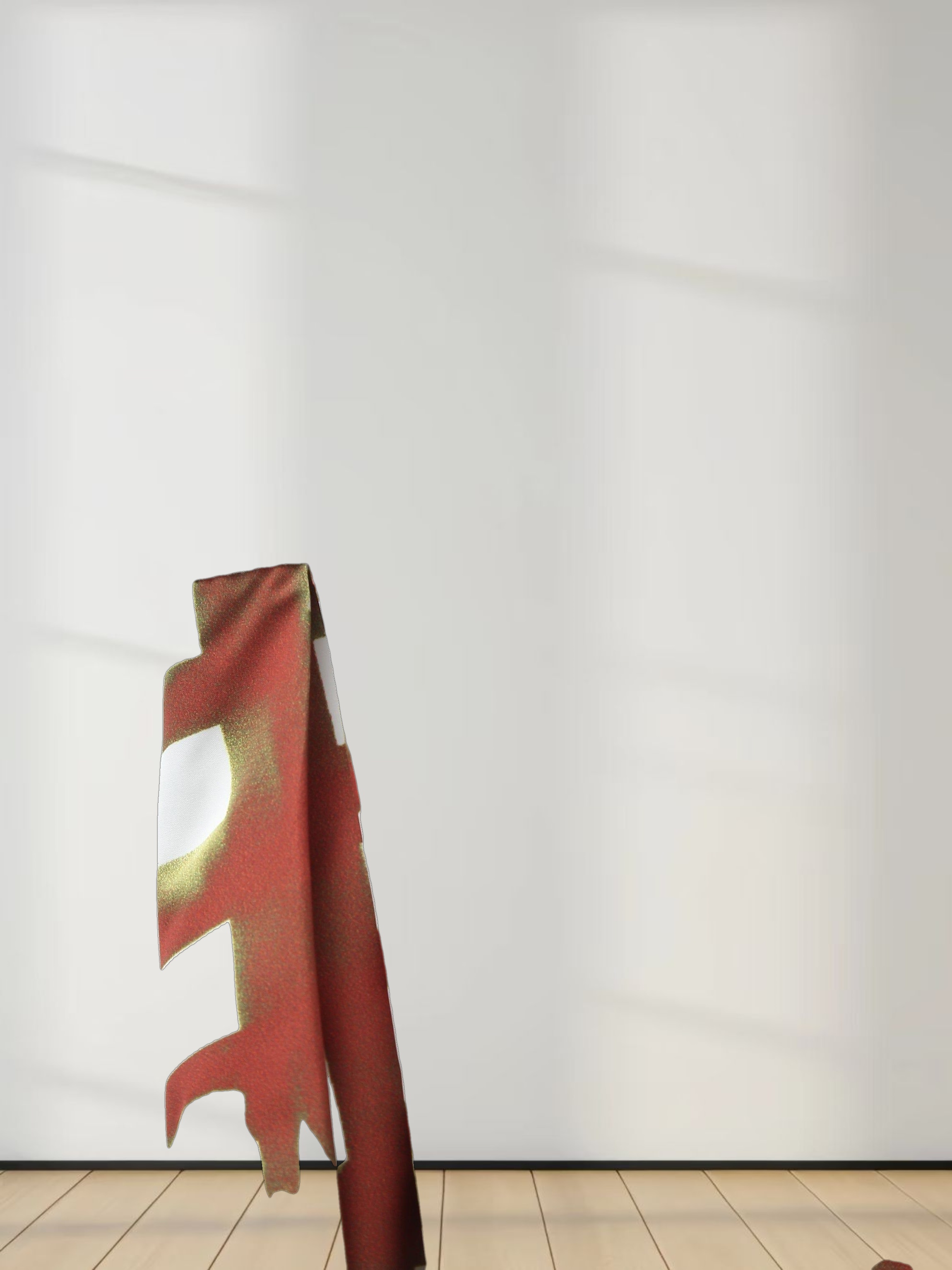 Box Pleat Skirt-Ombre Plaid