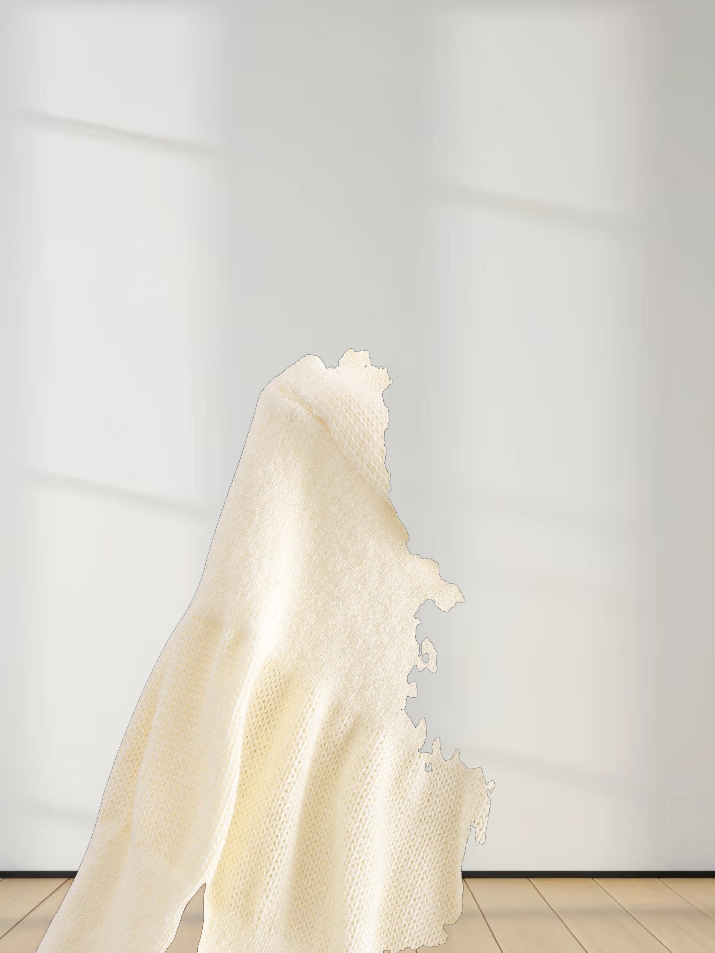 Ruched Sweater-Ivory