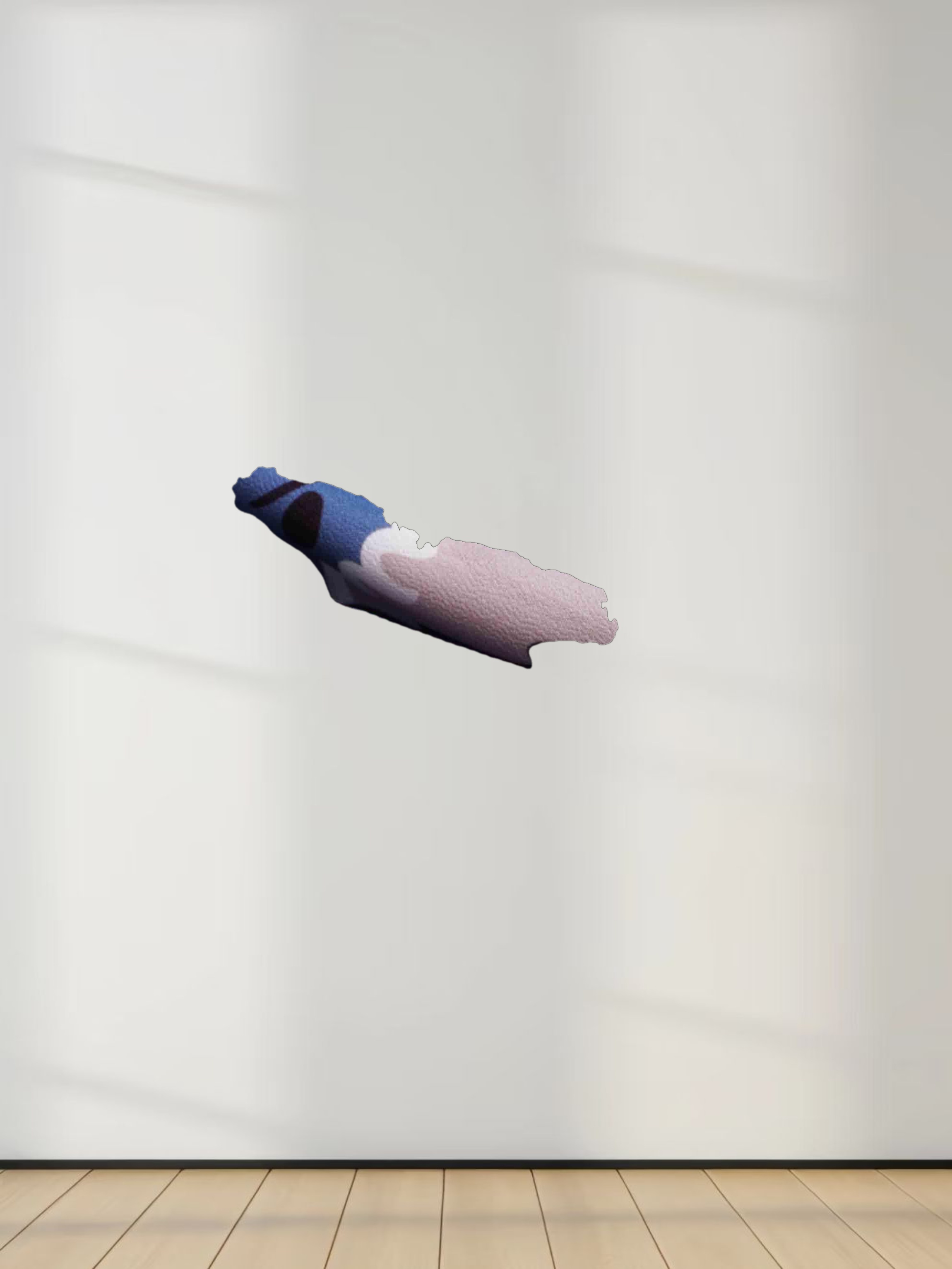 Box Pleated Chiffon Skirt-Blue/Taupe Paisley