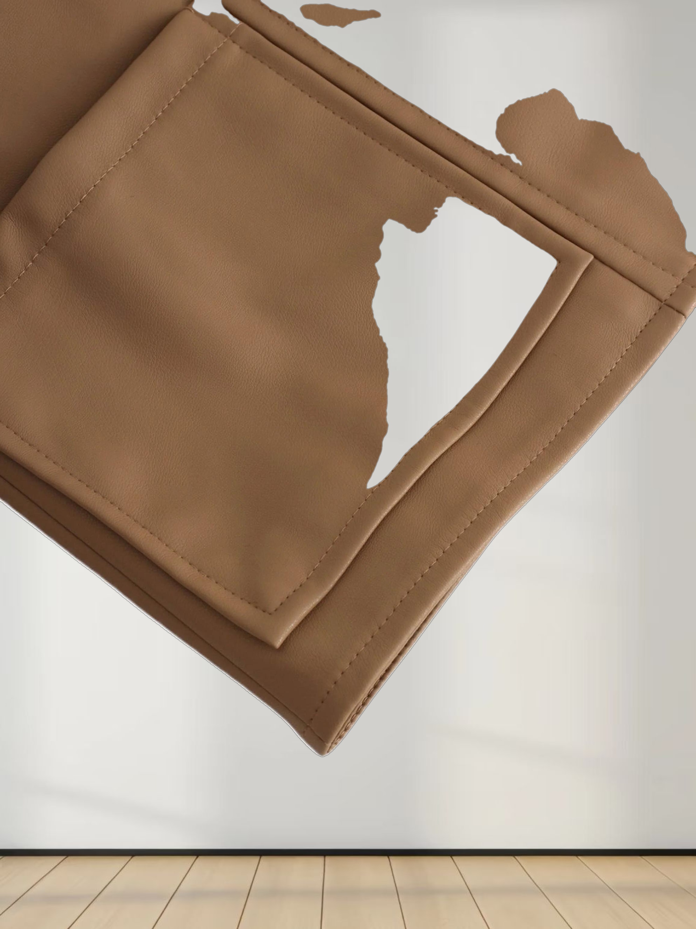 Leather Brunch Jacket-Latte