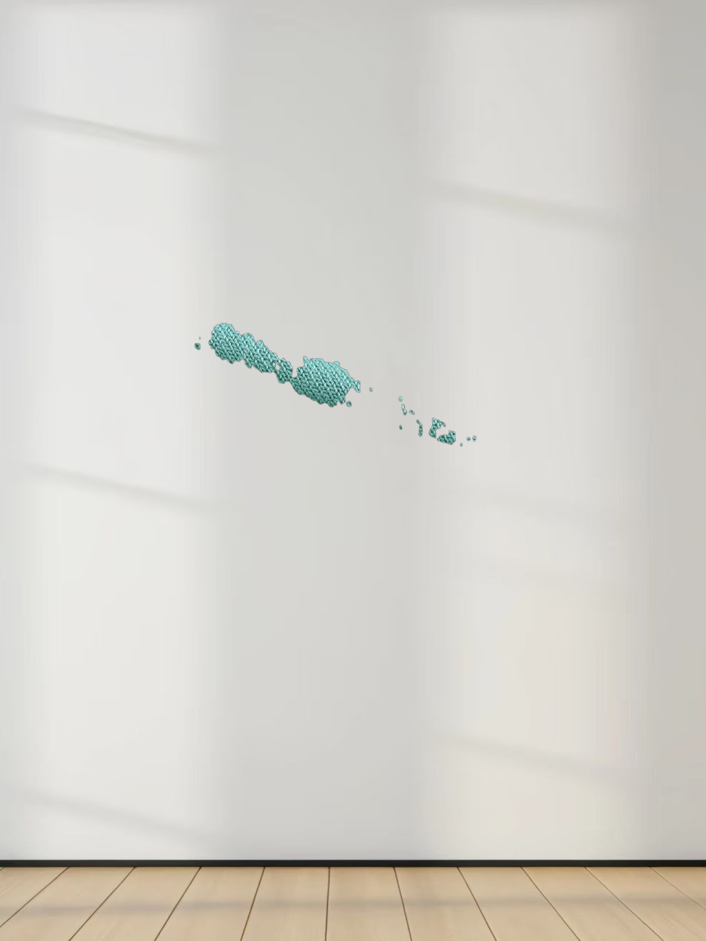 Basic Crew Sweater 3Q-Seafoam