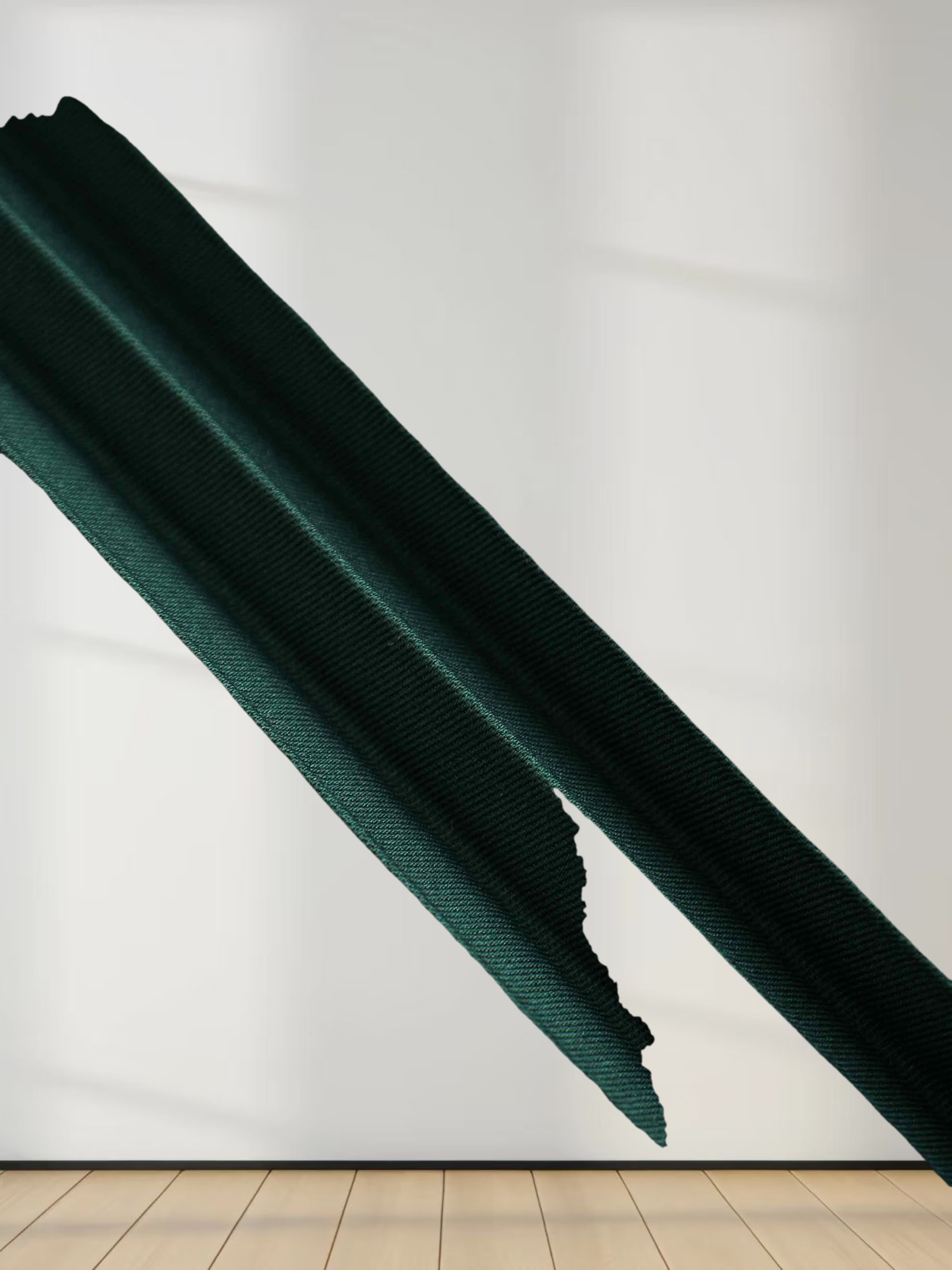 Mix Pleat Skirt-Emerald Green