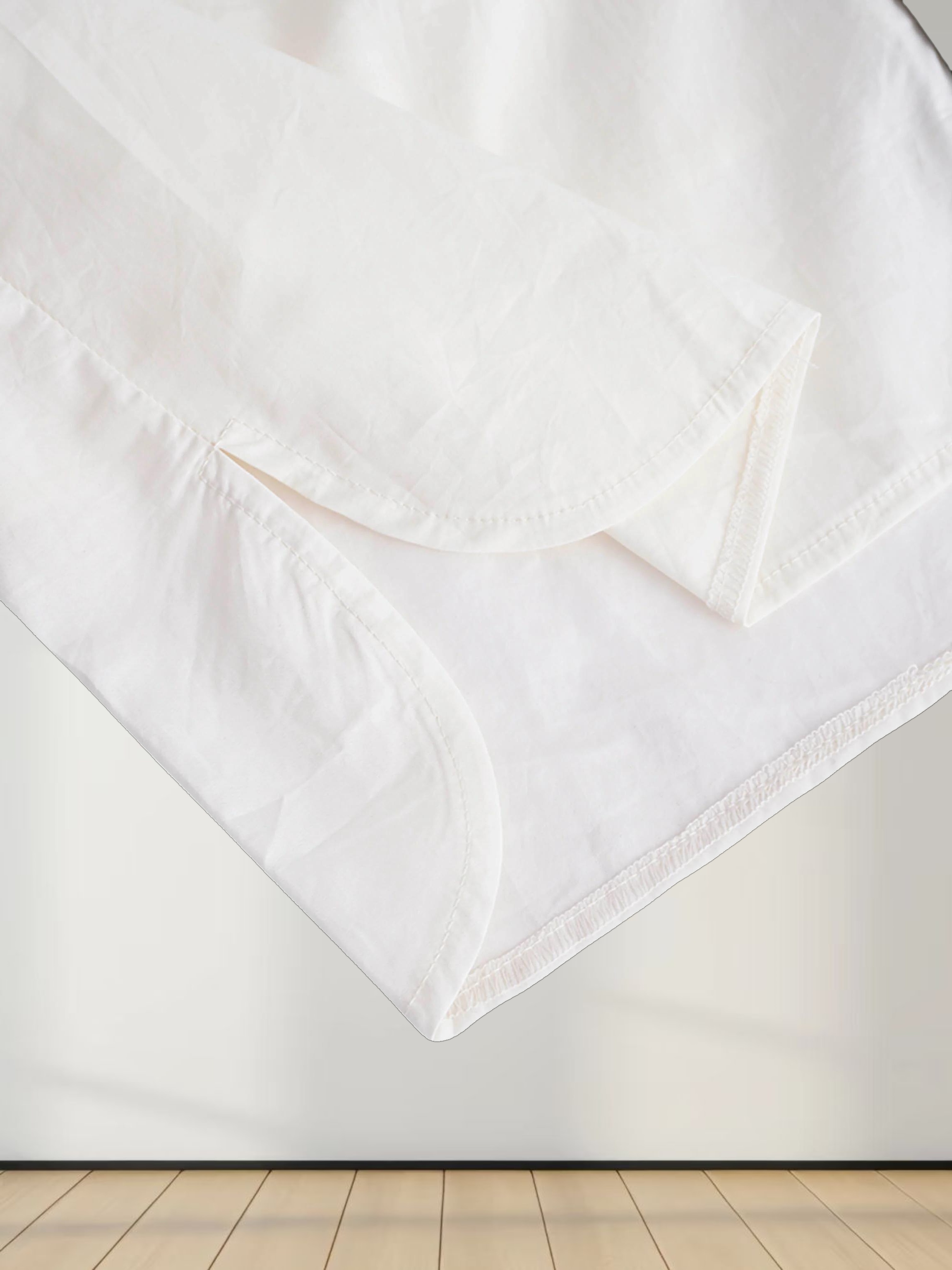 Long Button Down Shirtdress-Black Trimmed