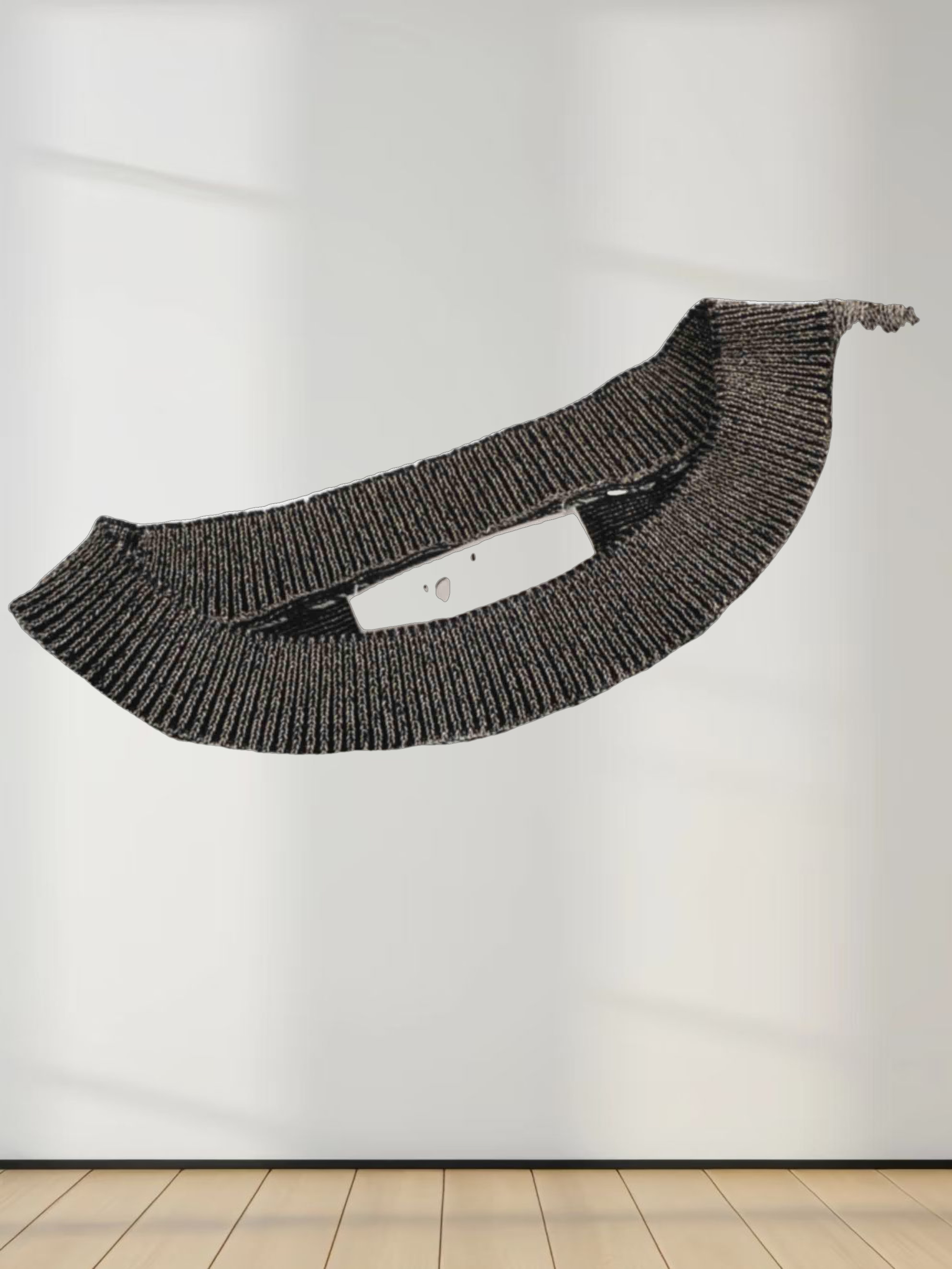 Textured Lurex Crew Sweater-Gold