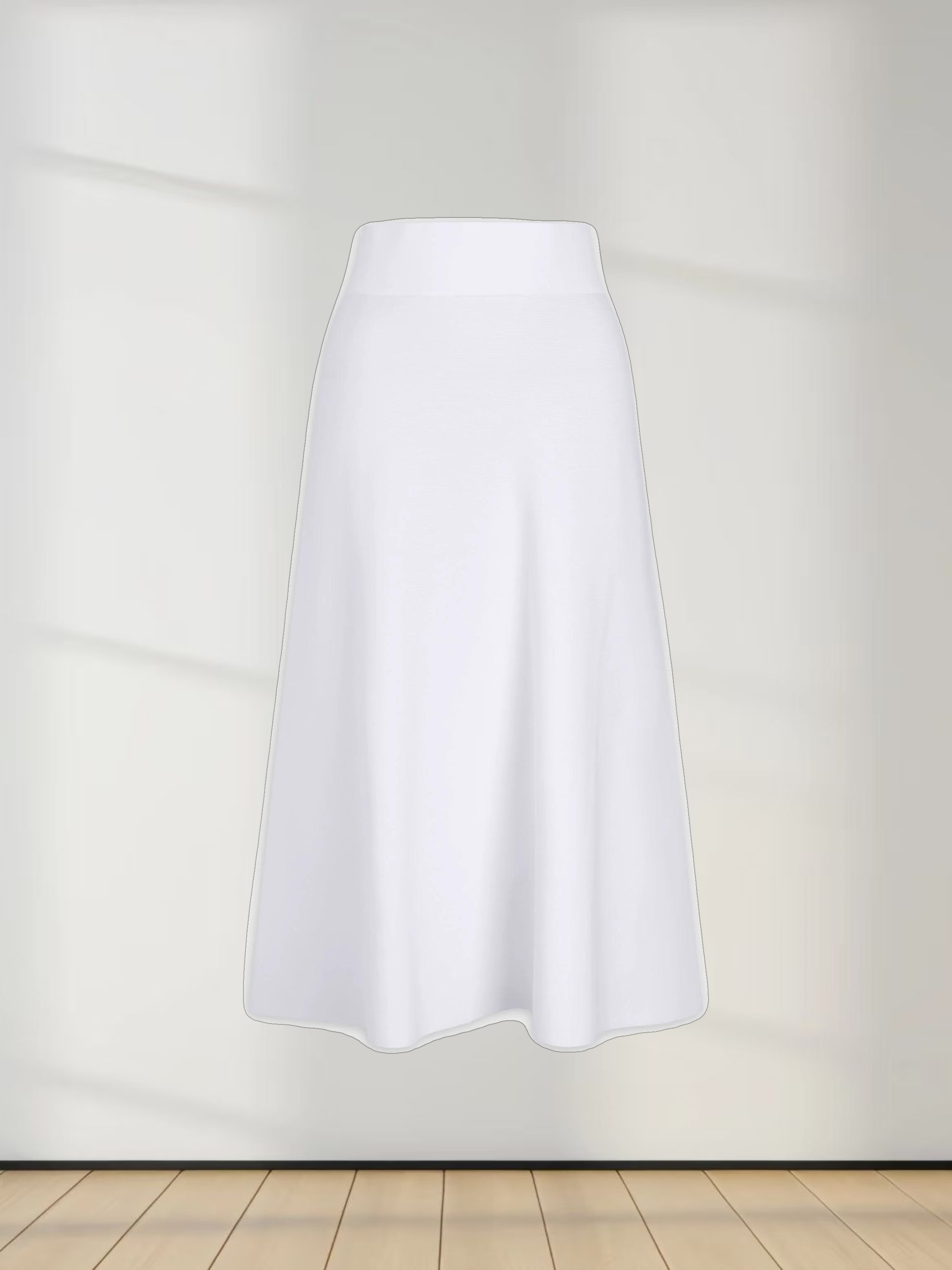 KNIT PLEATED SKIRT (27