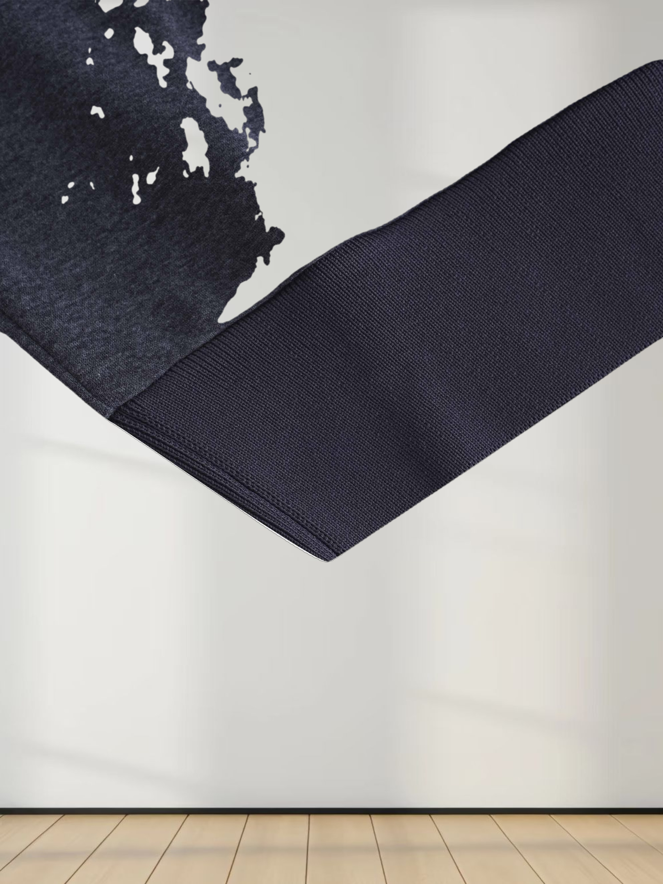 Sweatshirt Crop Vest-Heathered Grey