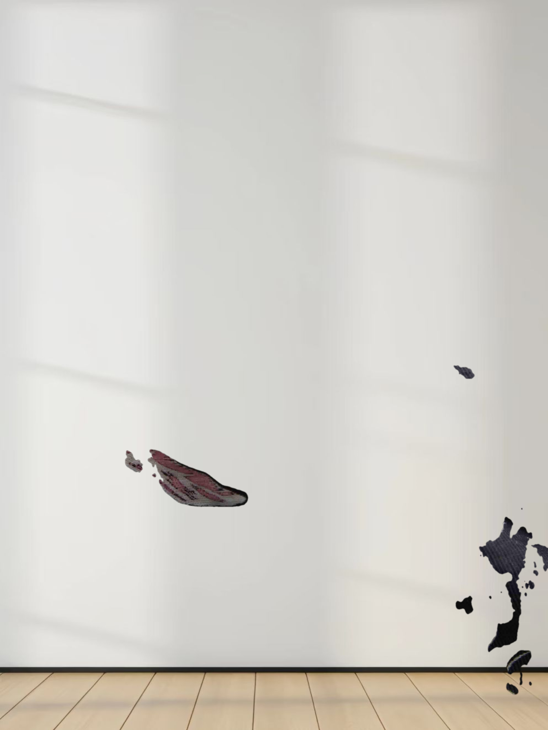 Crew Neck Peplum Ruffle Blouse-Pink Floral