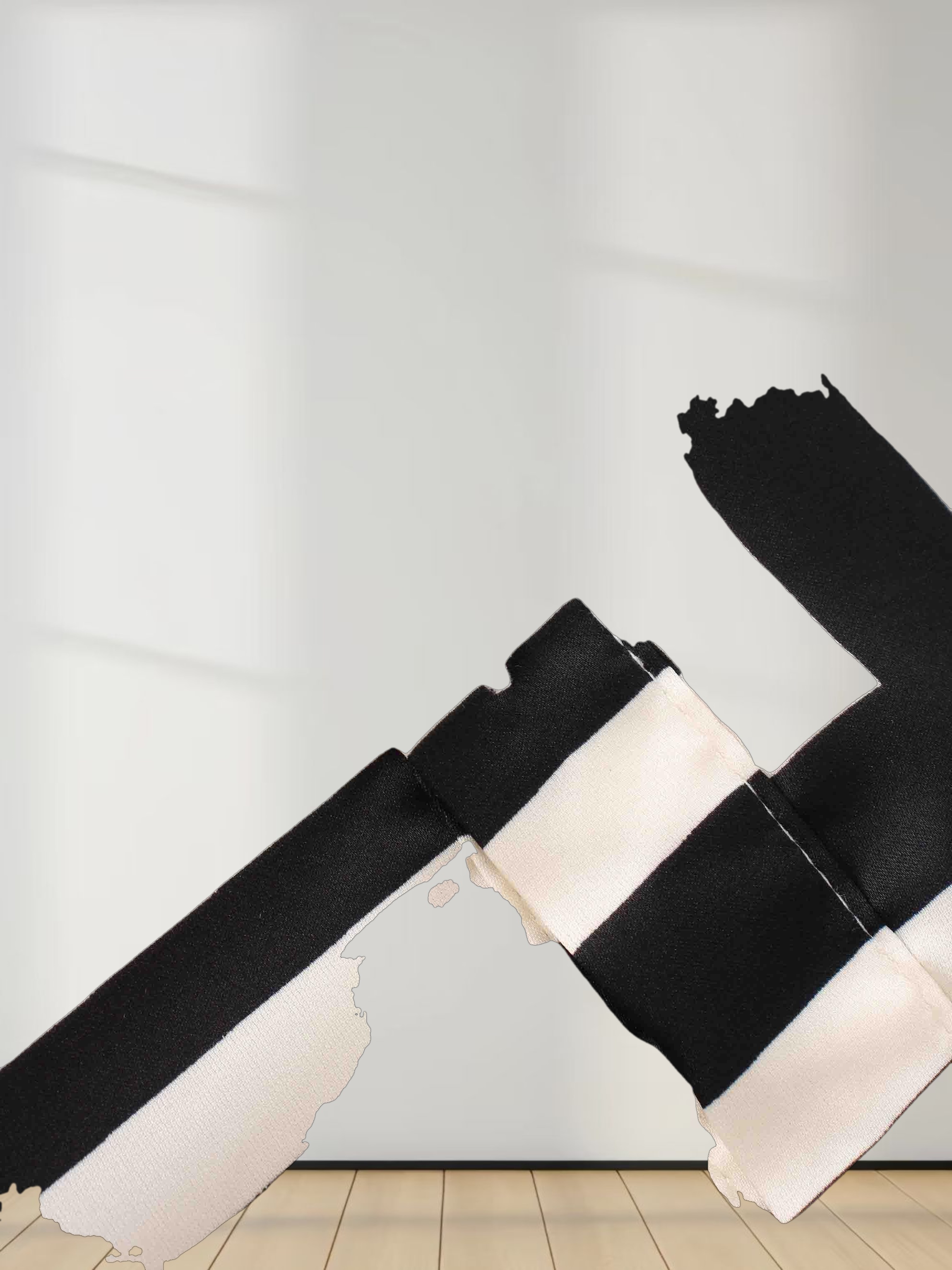 Long Shirtdress-Geo Black