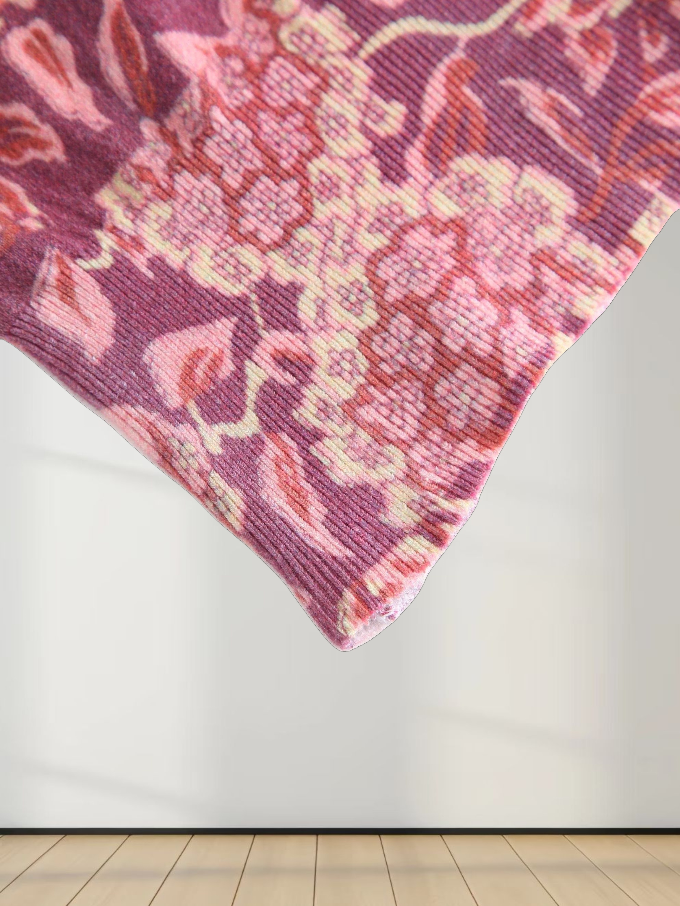 Ruched Sweater-Pink Floral