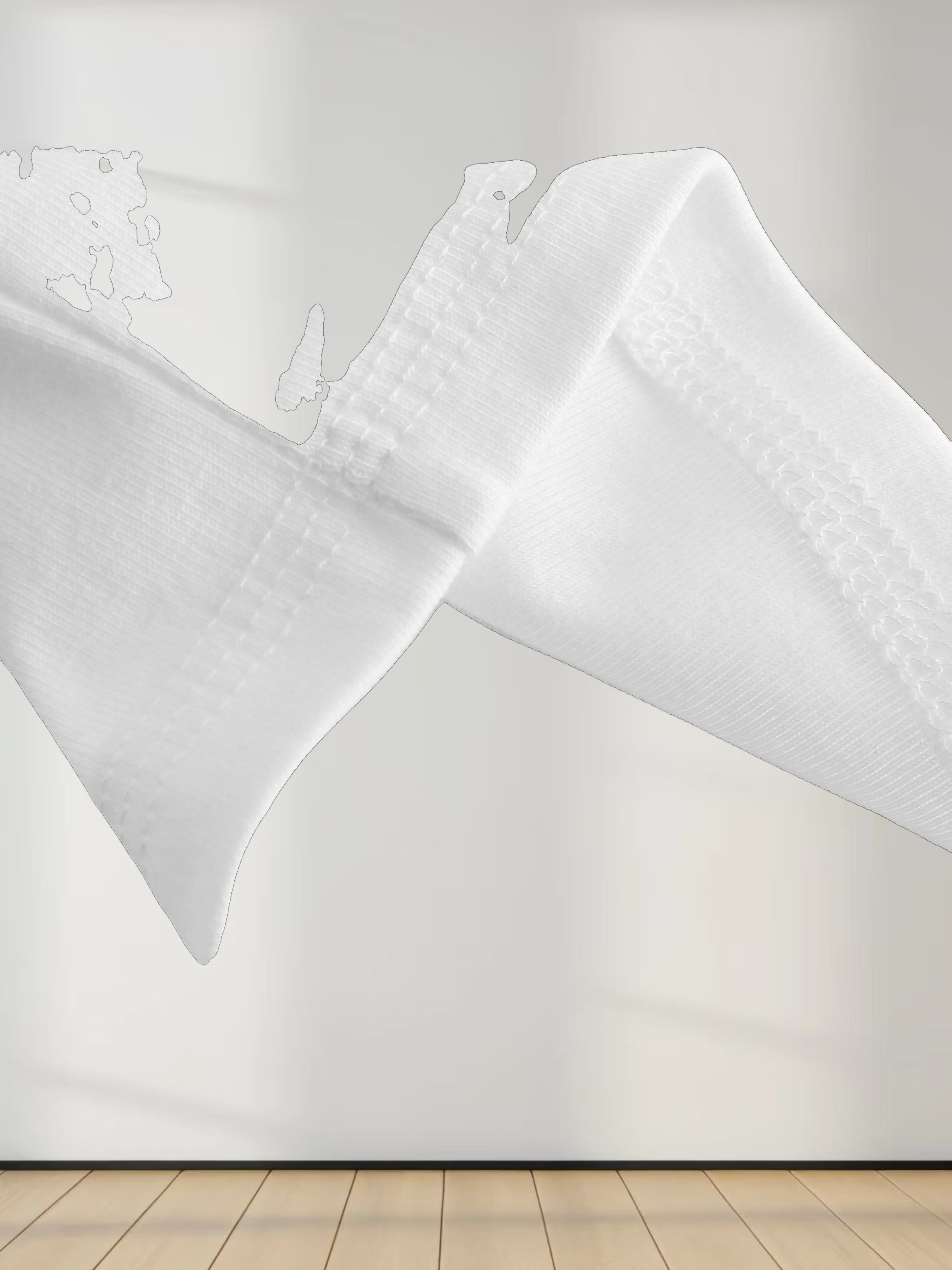 Basic T-Shirt Cropped Cardigan-White