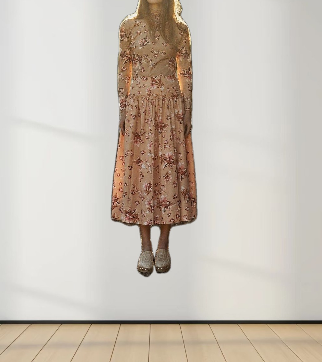 Design Turtleneck-Floral