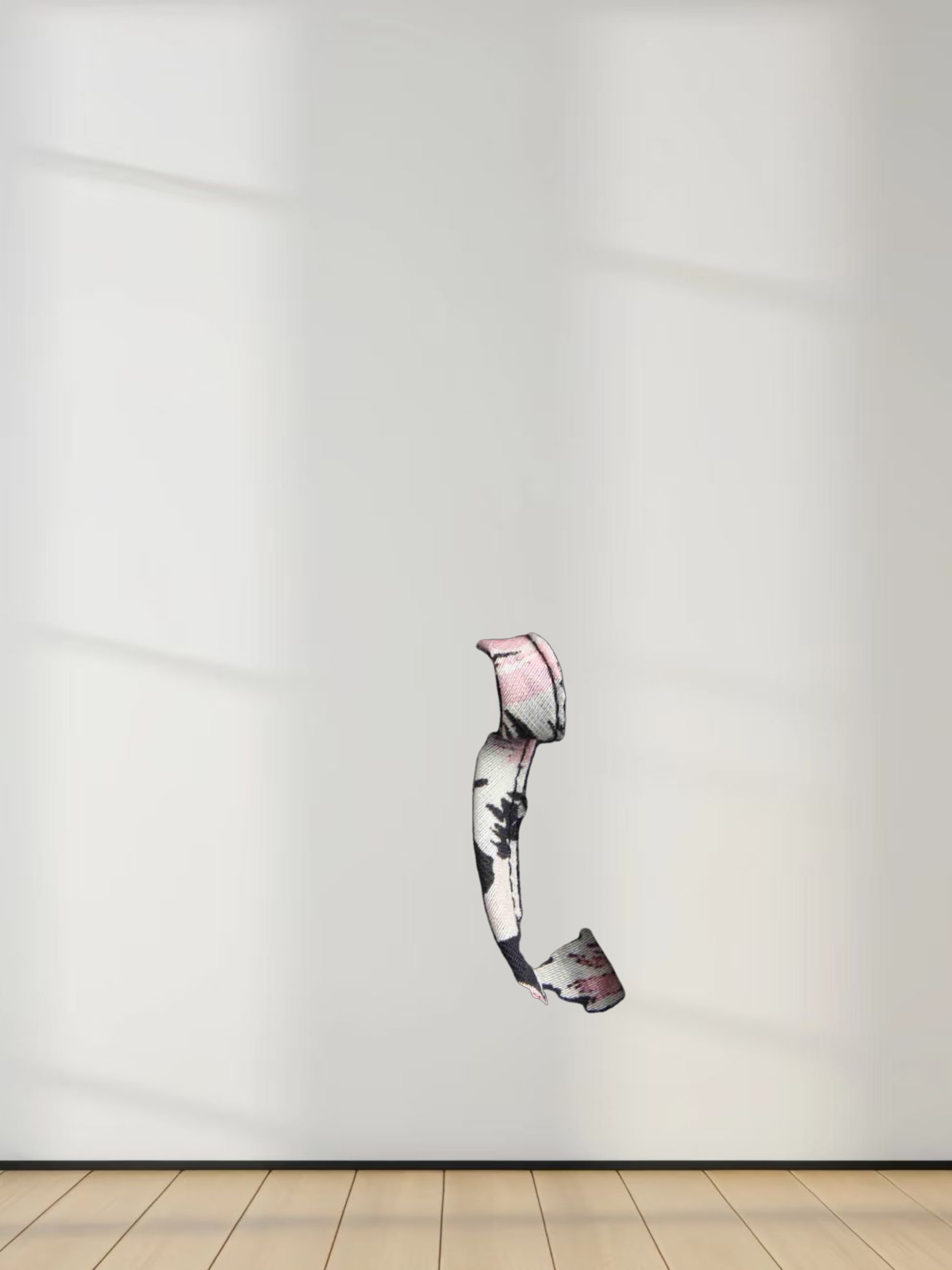 Crew Neck Peplum Ruffle Blouse-Pink Floral