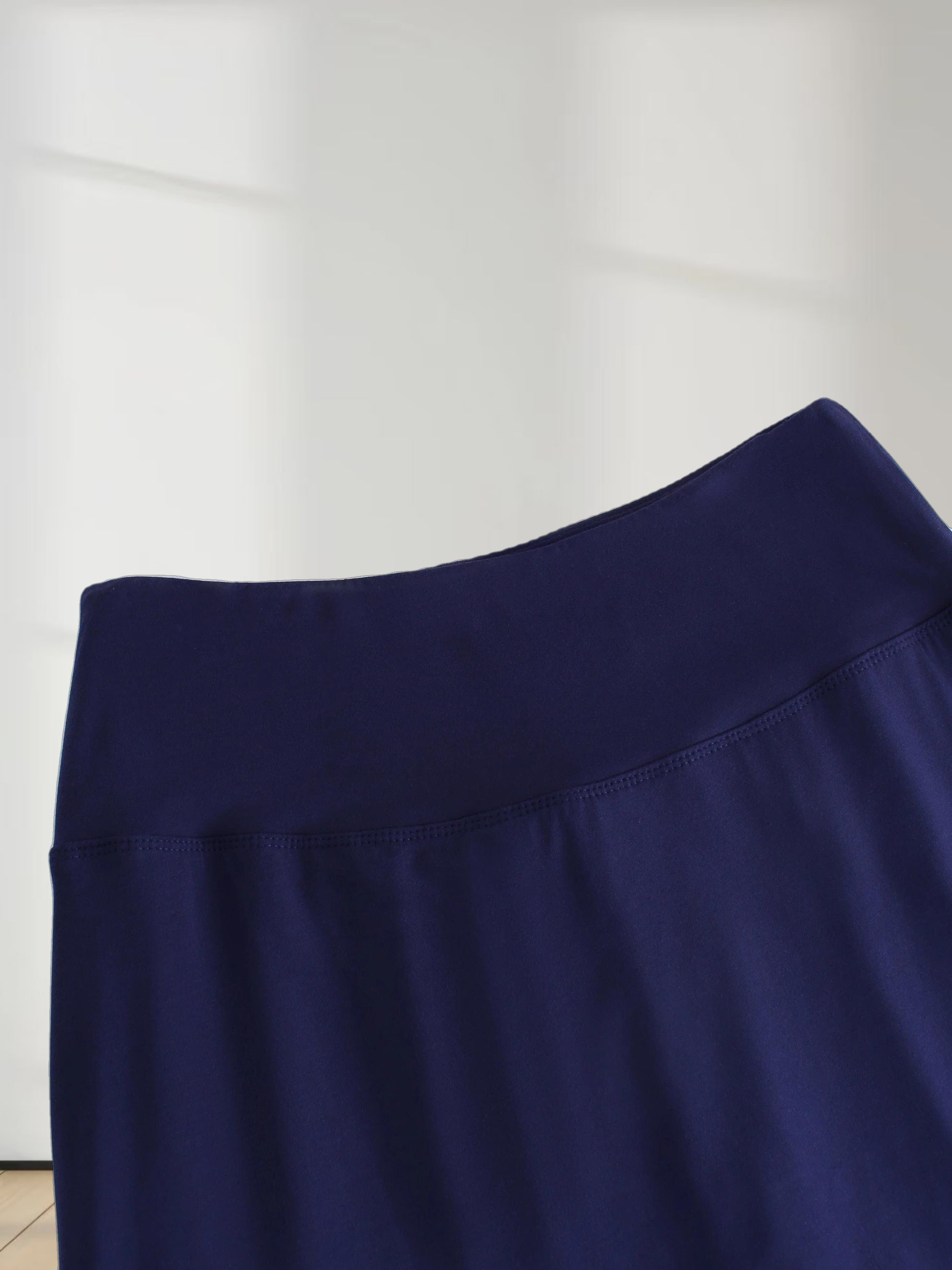 DOUBLE LAYER SKIRT-NAVY