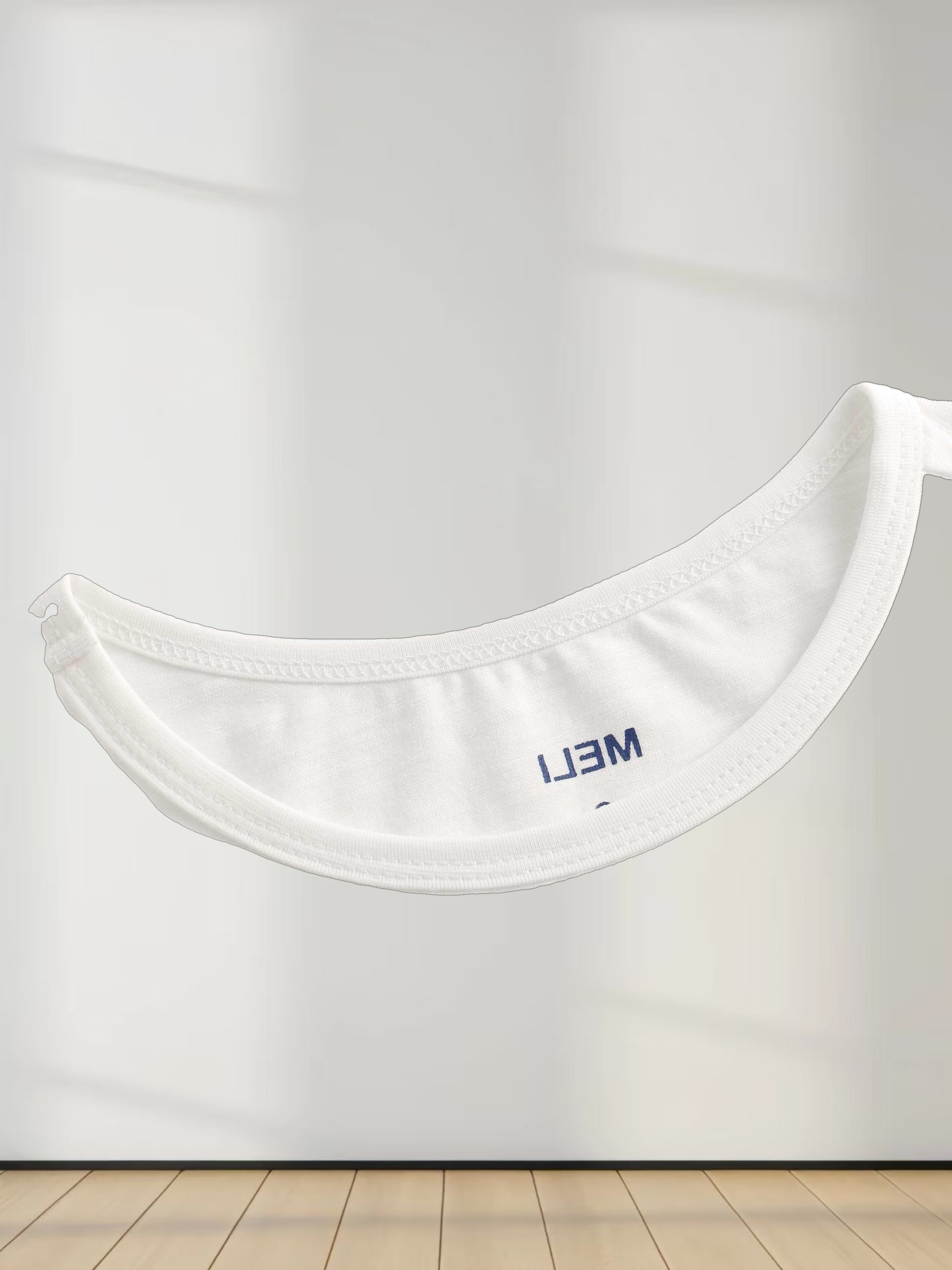 Crew Bomber Tee-White