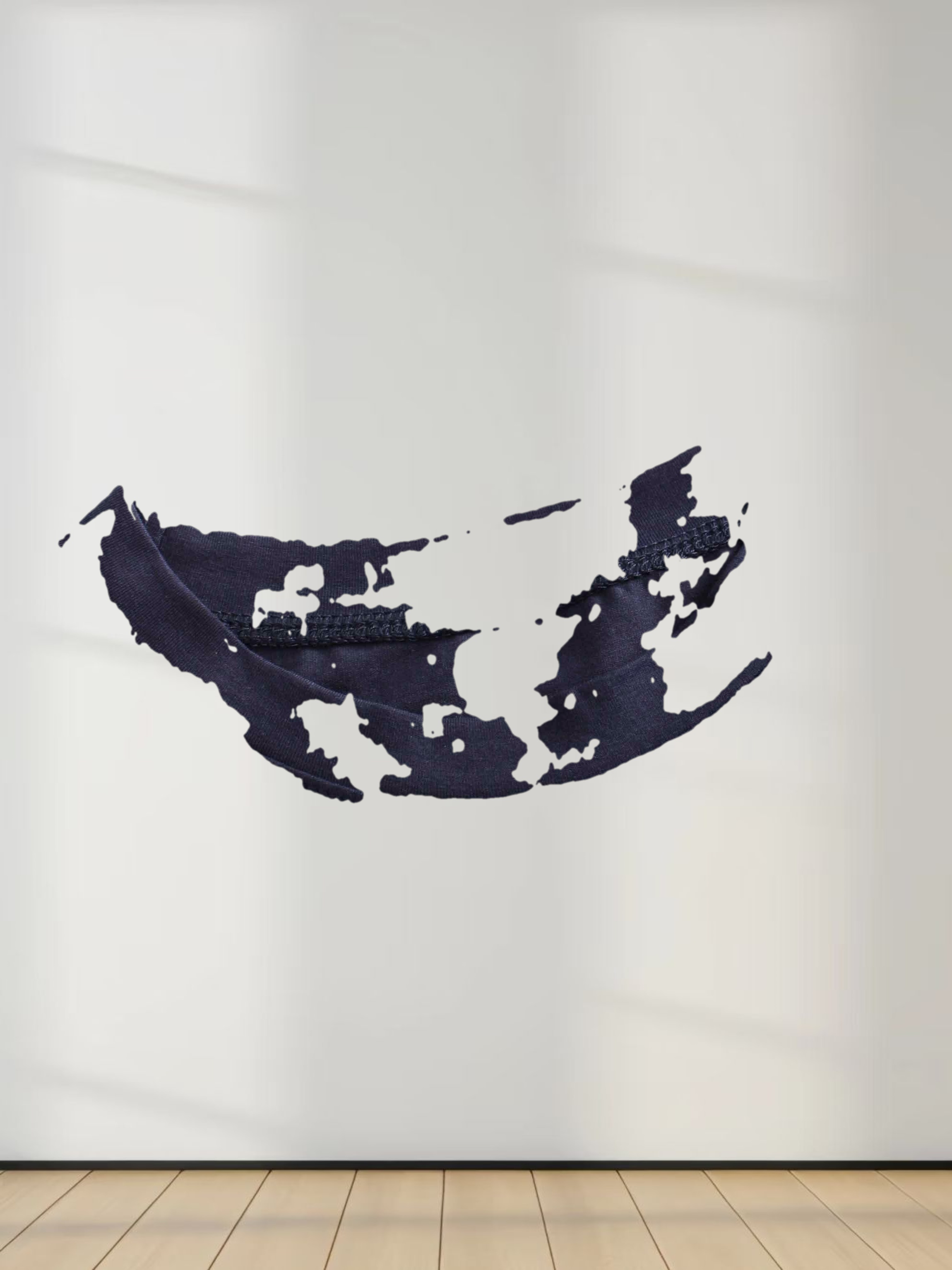 Crown Embossed T-Shirt-Navy