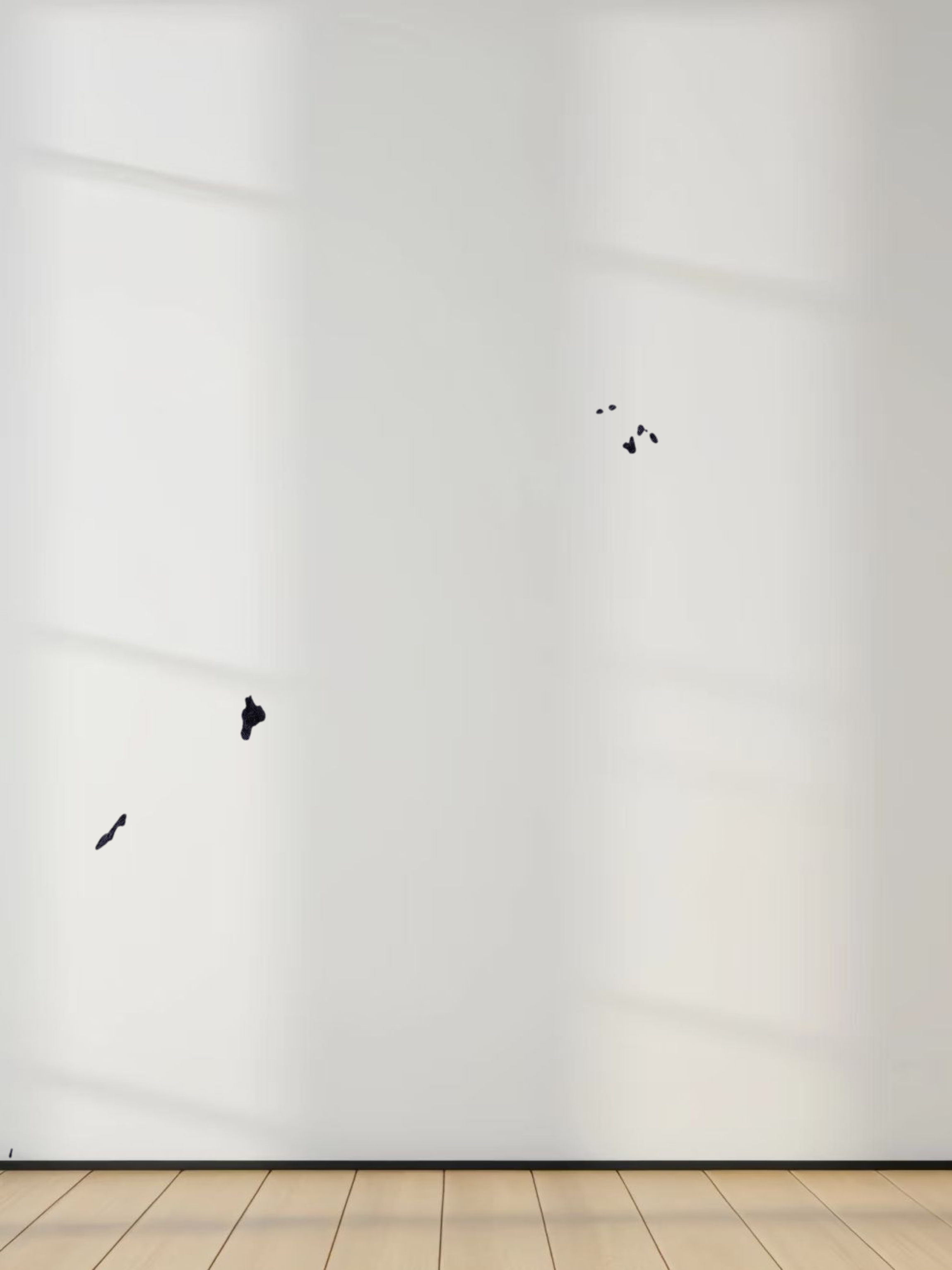 V Bottom Crop Sweater-Navy