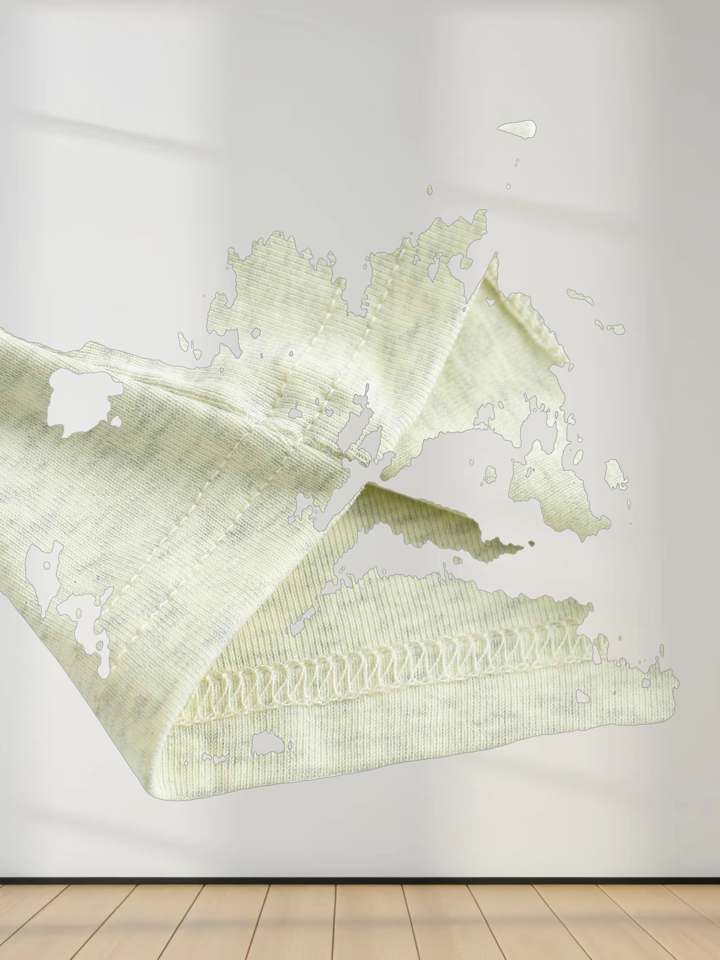 CLASSIC TEE LONG SLEEVE-YELLOW HEATHERED