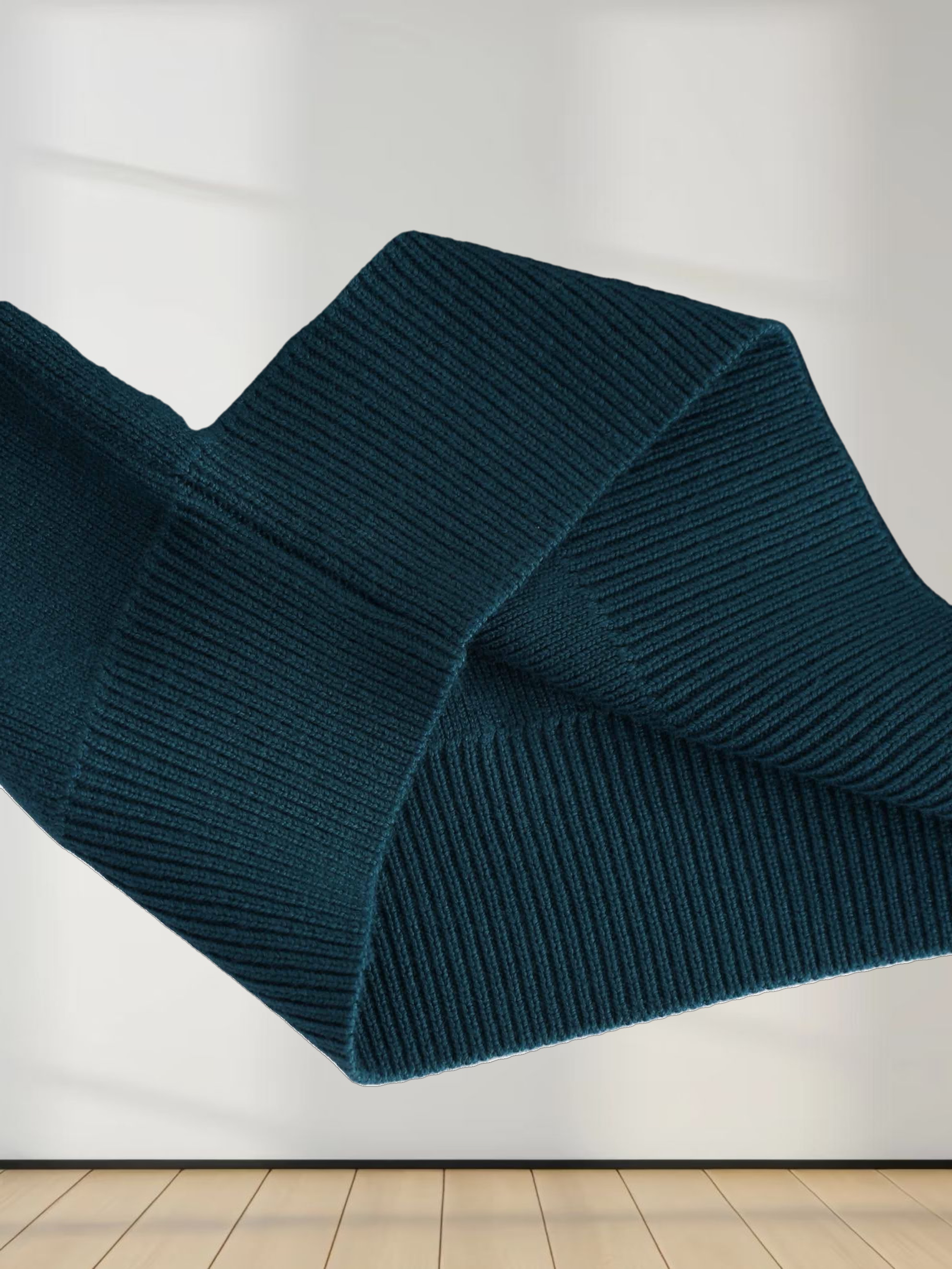 Oversized Soft Knit Sweater-Teal