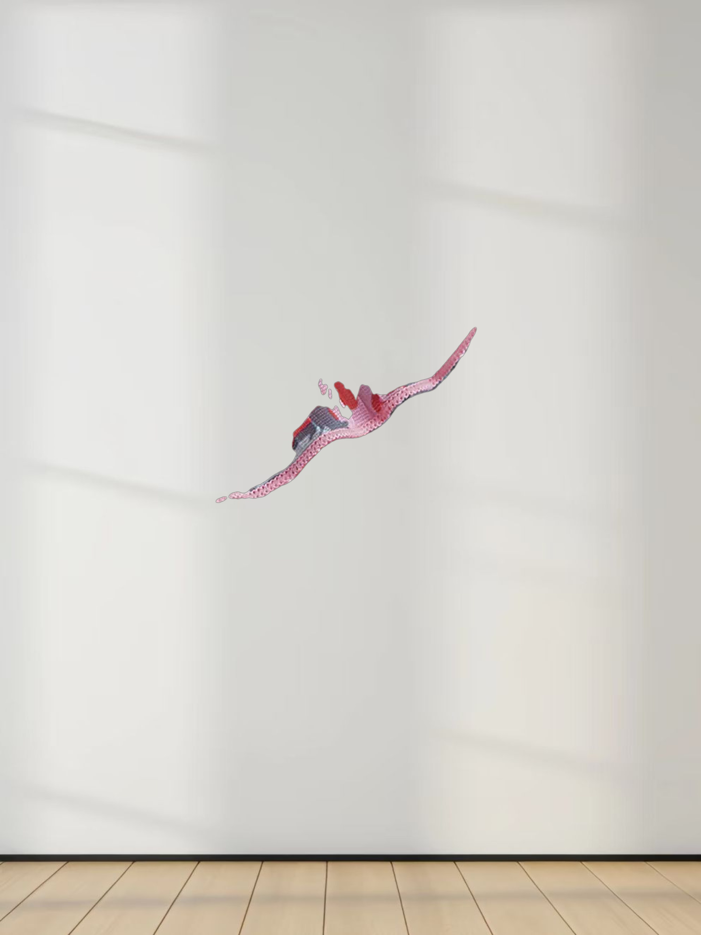 Layered Pintuck Pleated Skirt-Pink Floral