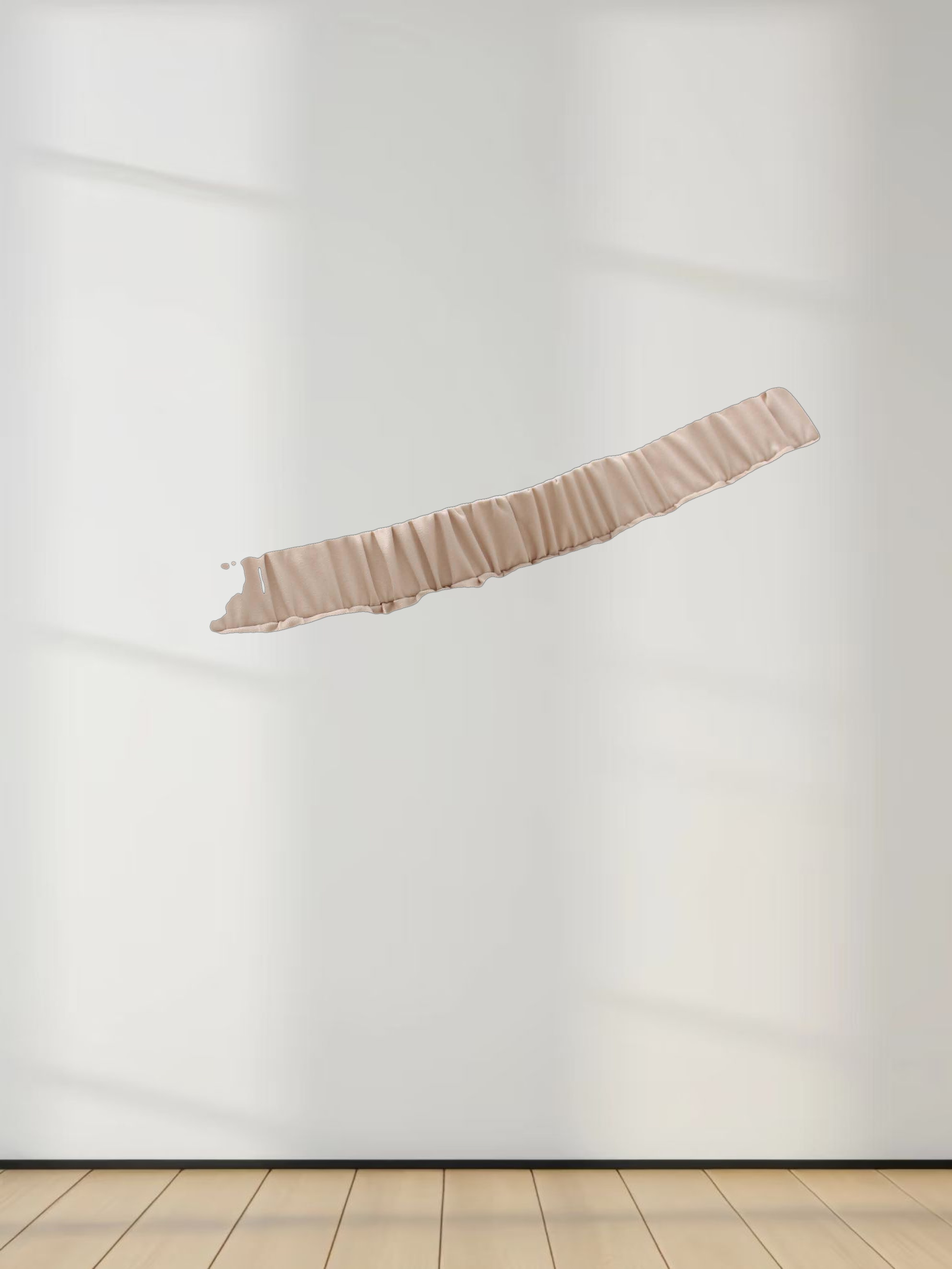 Denim Pleated Skirt-Stone