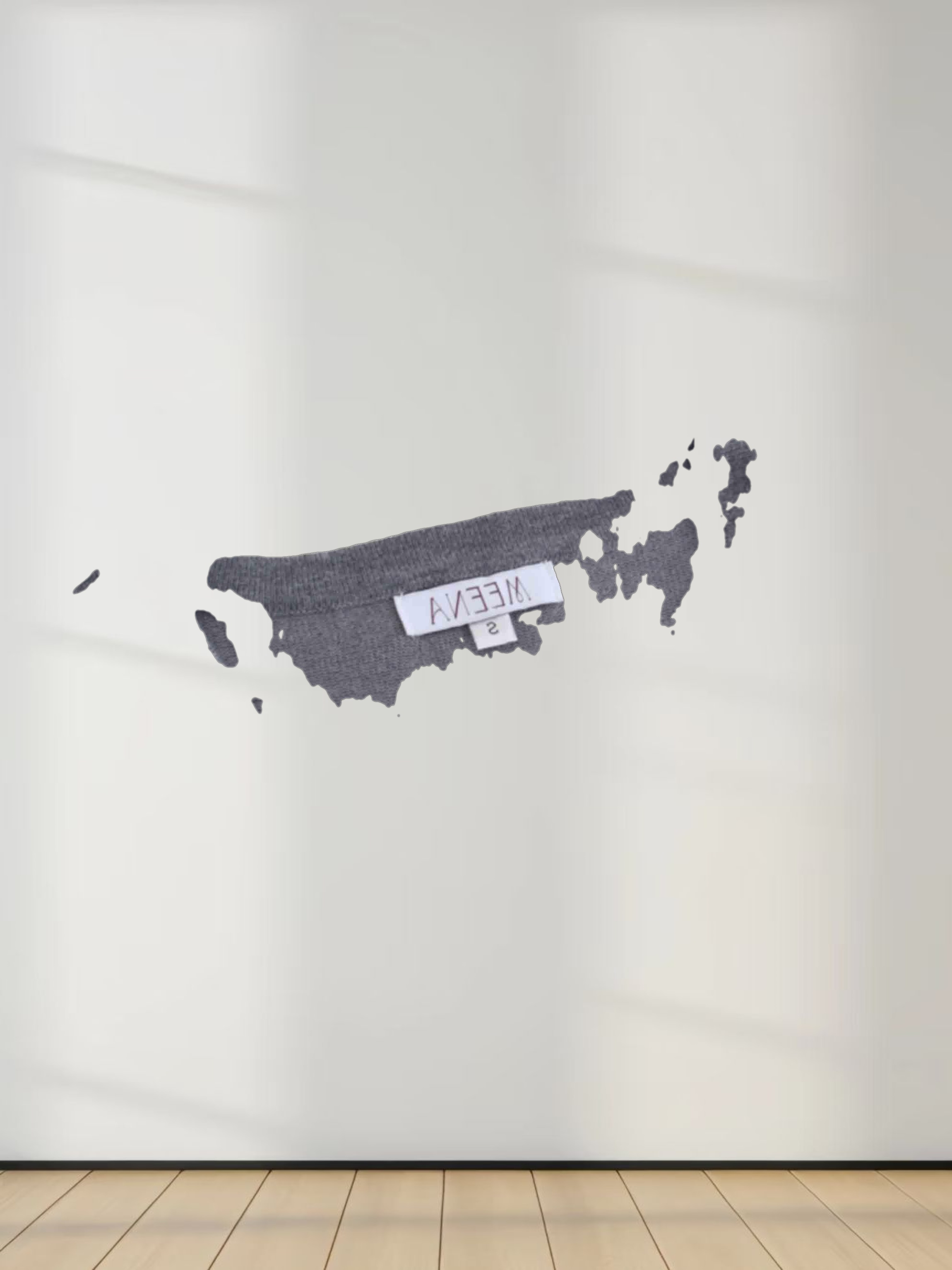 Grommet Cardigan-Grey