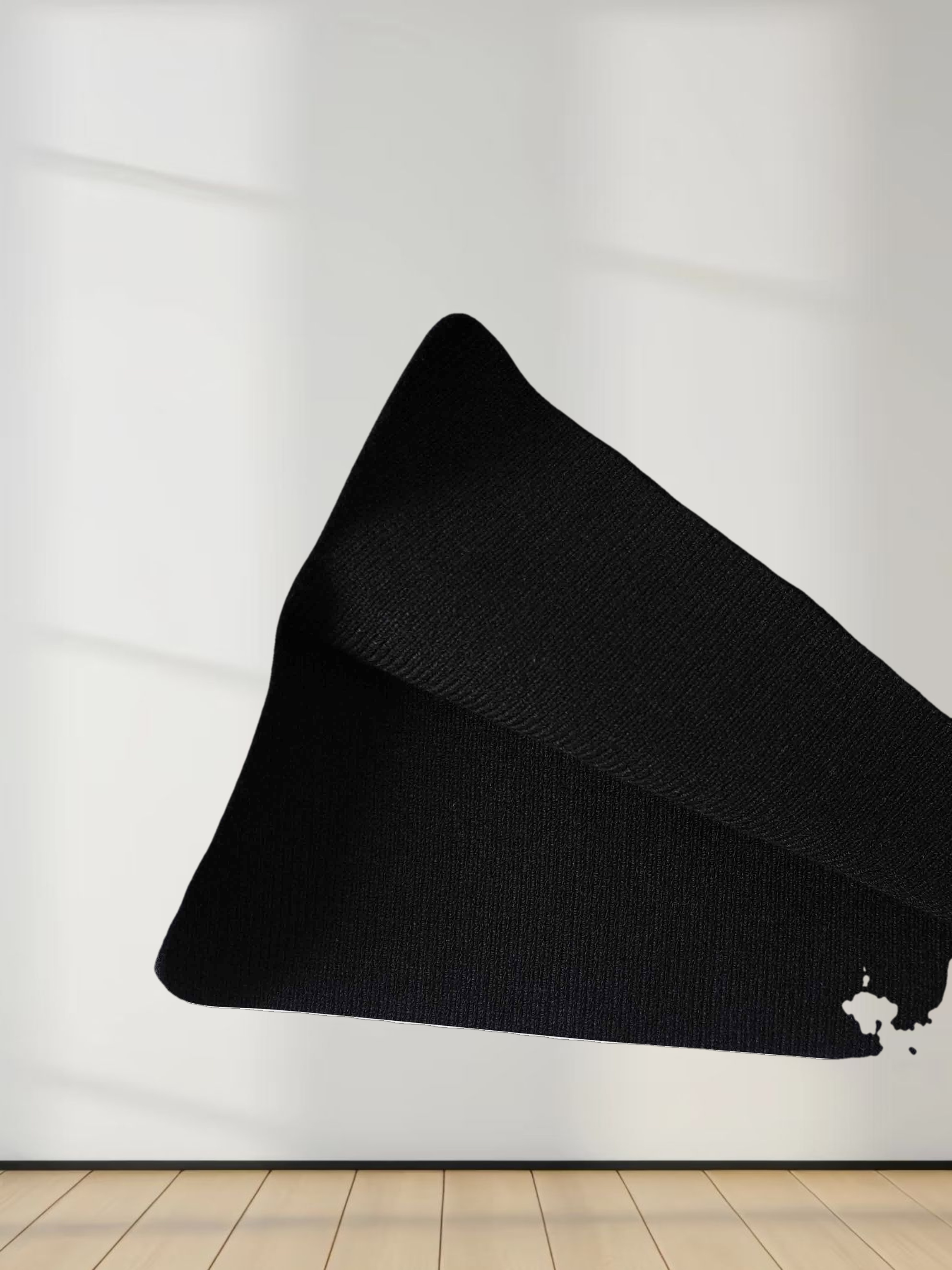 Melania Chiffon Sweater-Black