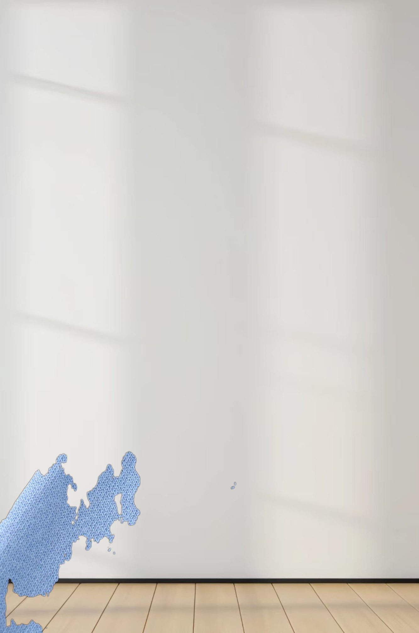 Basic Crew Sweater 3Q-Periwinkle