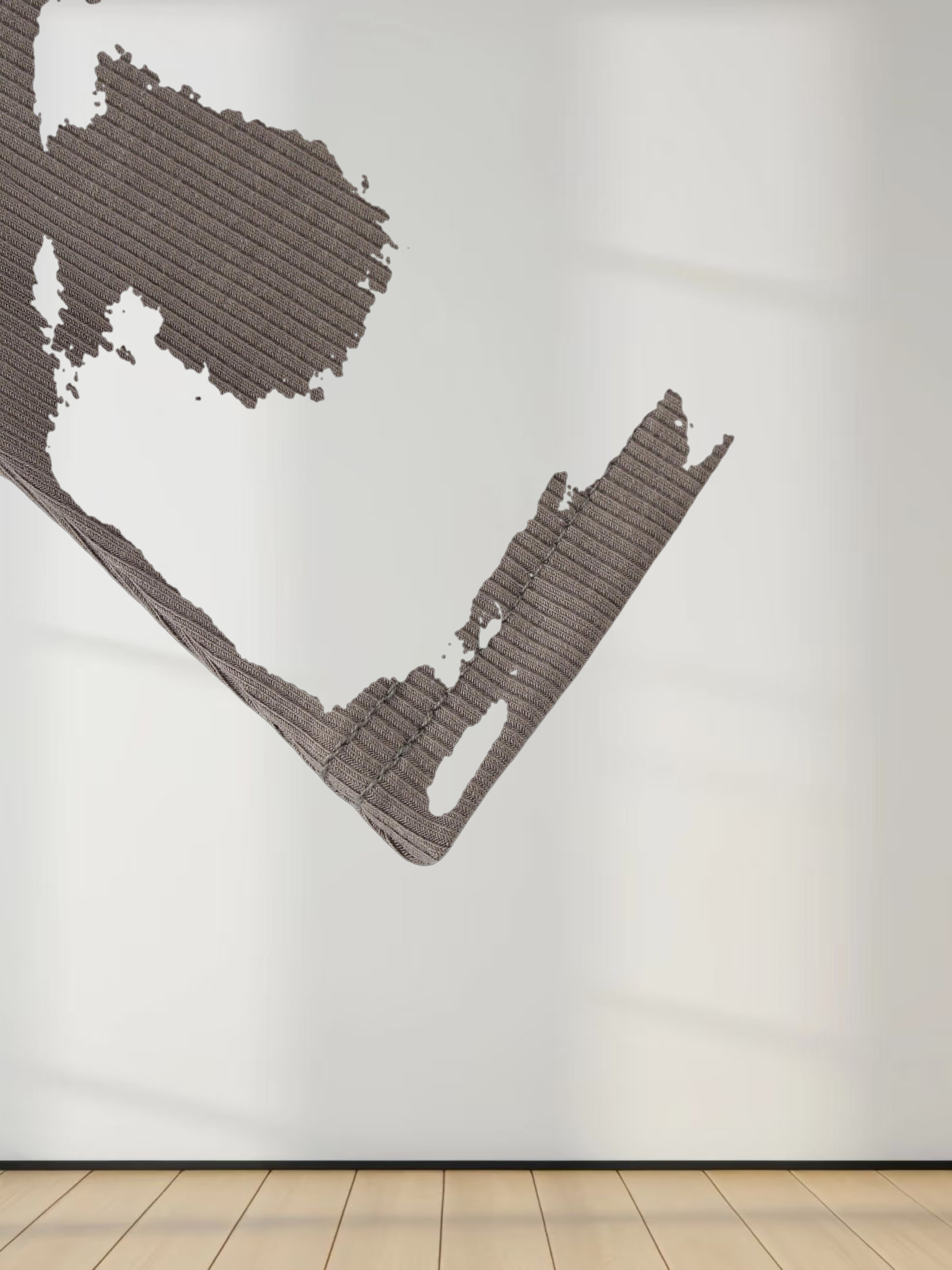 High V Ribbed Tee LS-Olive