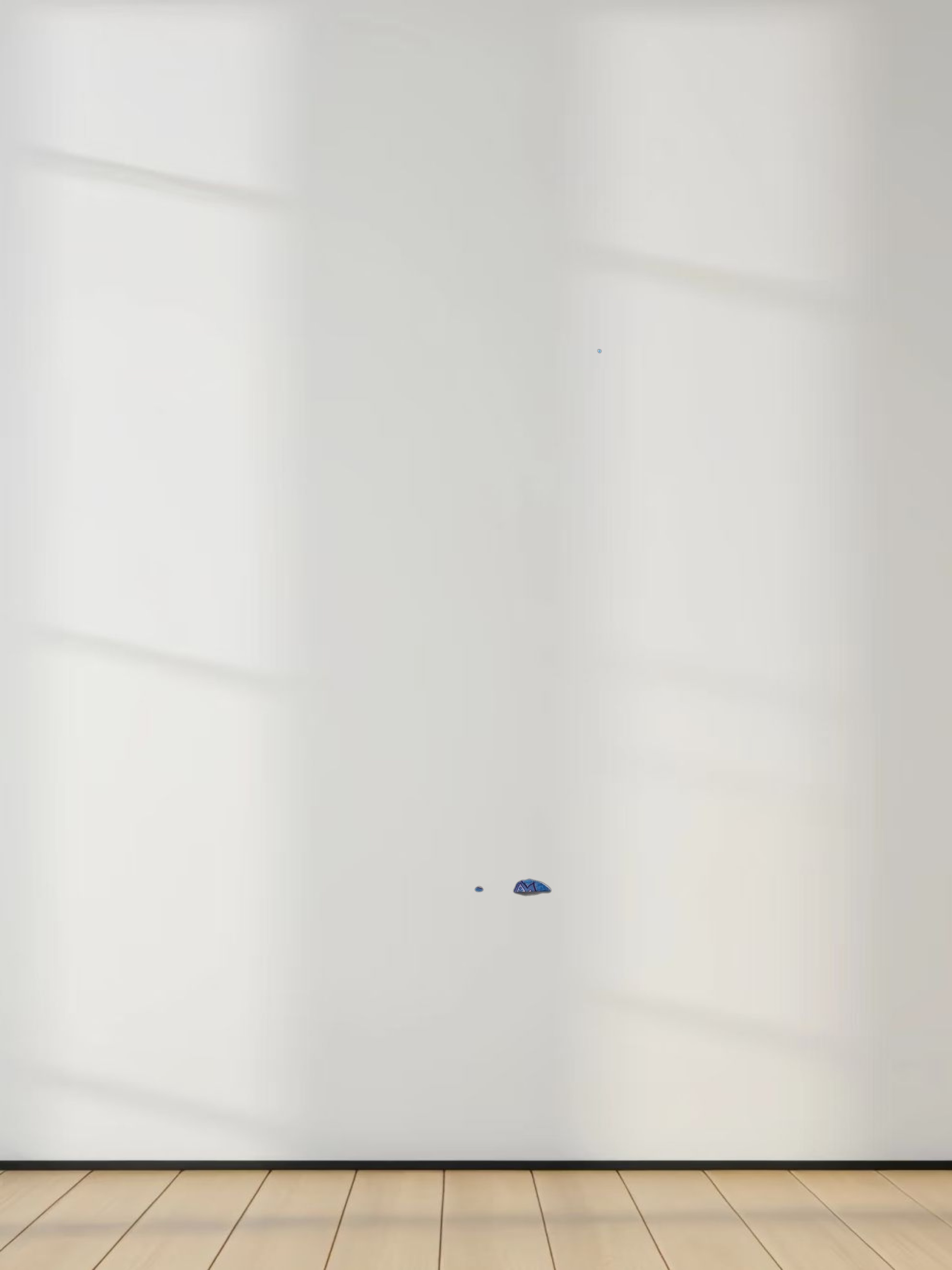 Ribbed Crew Neck Puff Sleeve Top-Light Blue Paisley