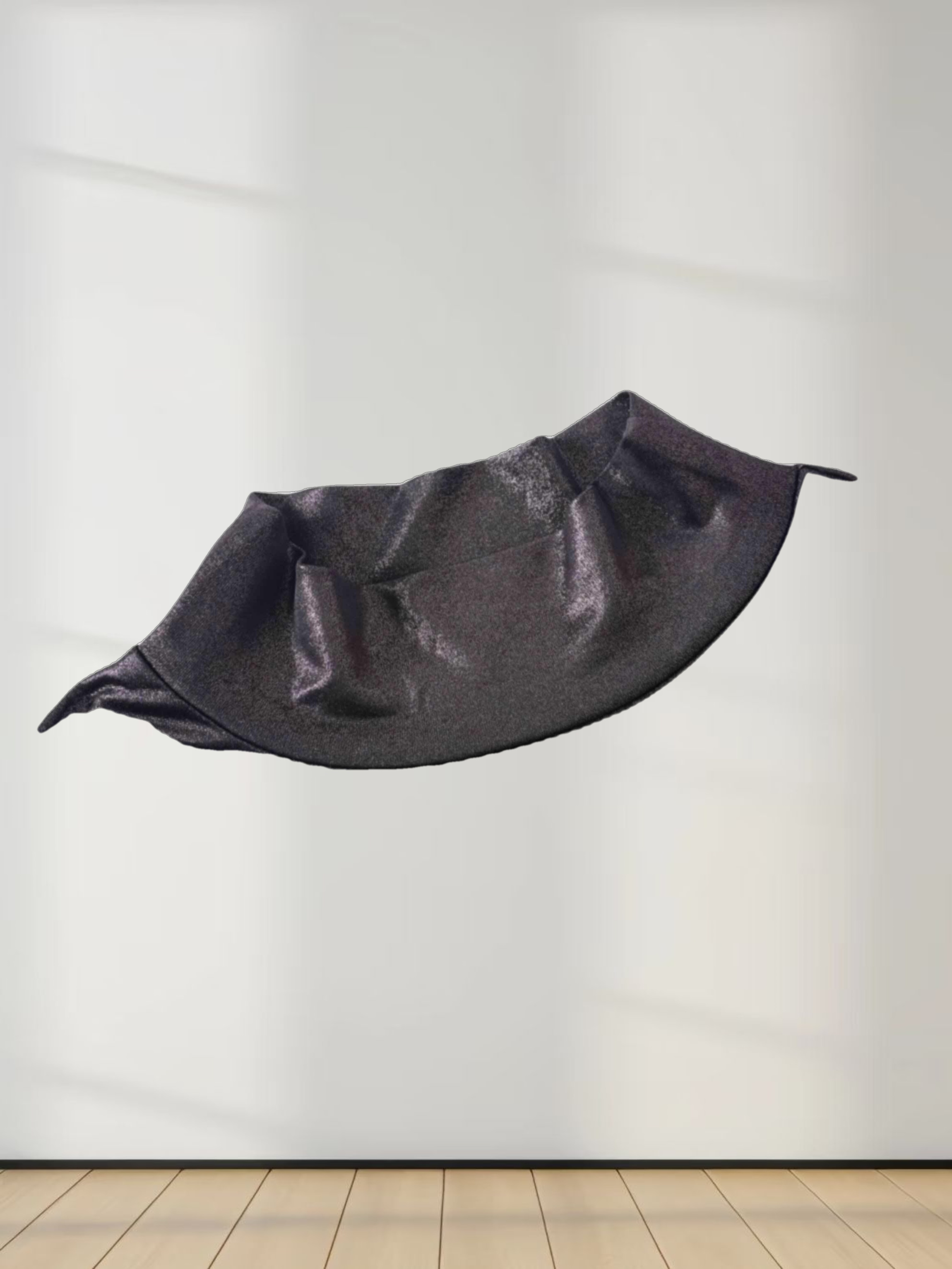 Shimmer Turtleneck-Black/Copper