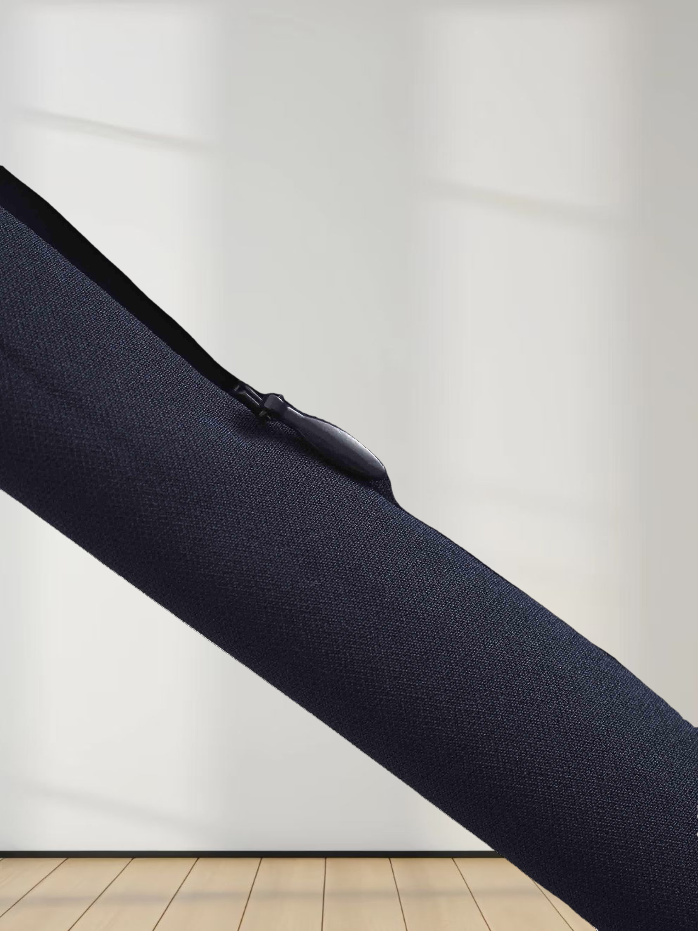 Side Ruffle Skirt-Navy