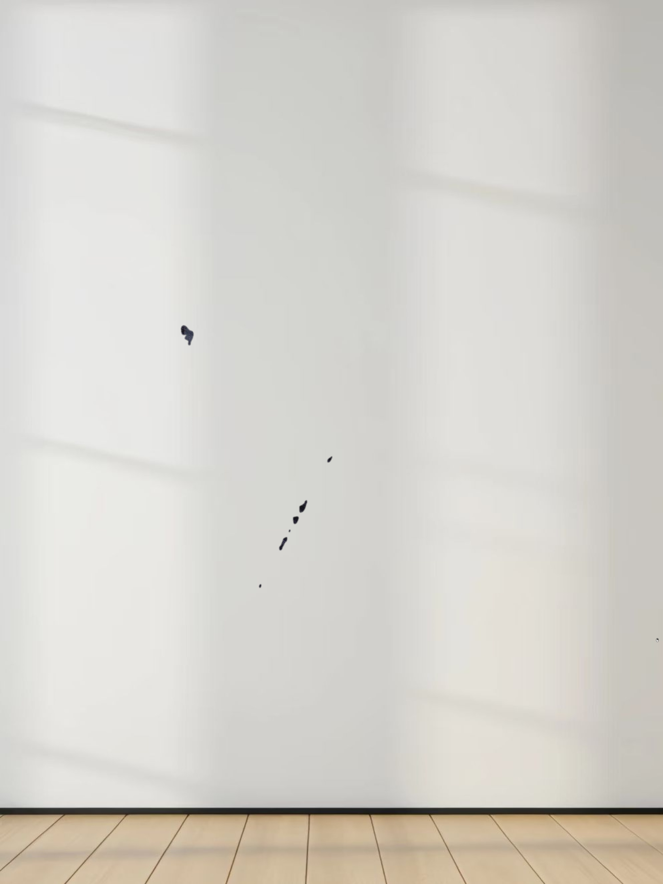 Rounded Hem Ribbed T-Shirt-Navy