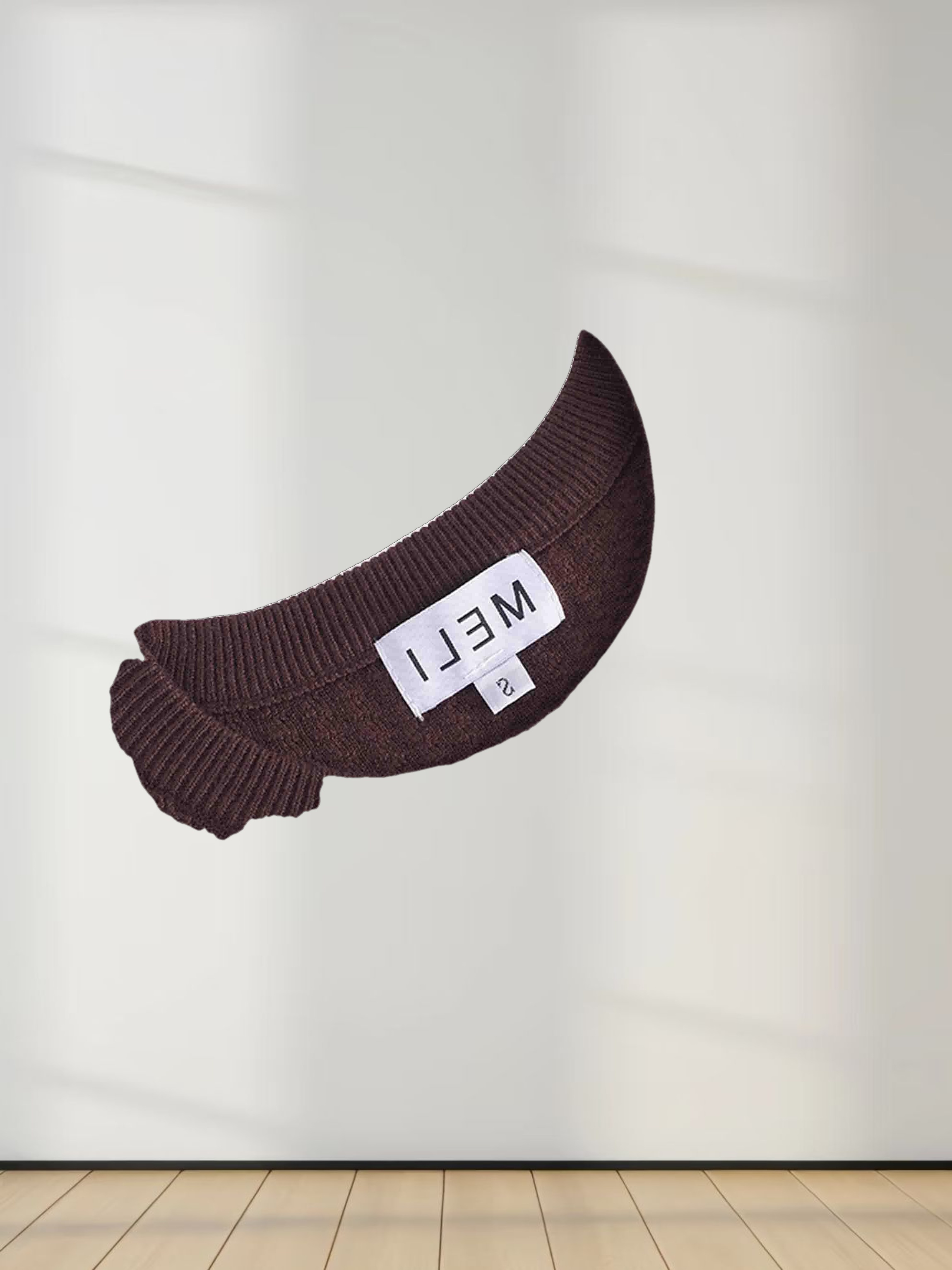 Waffle Wave Sweater- Solid Brown