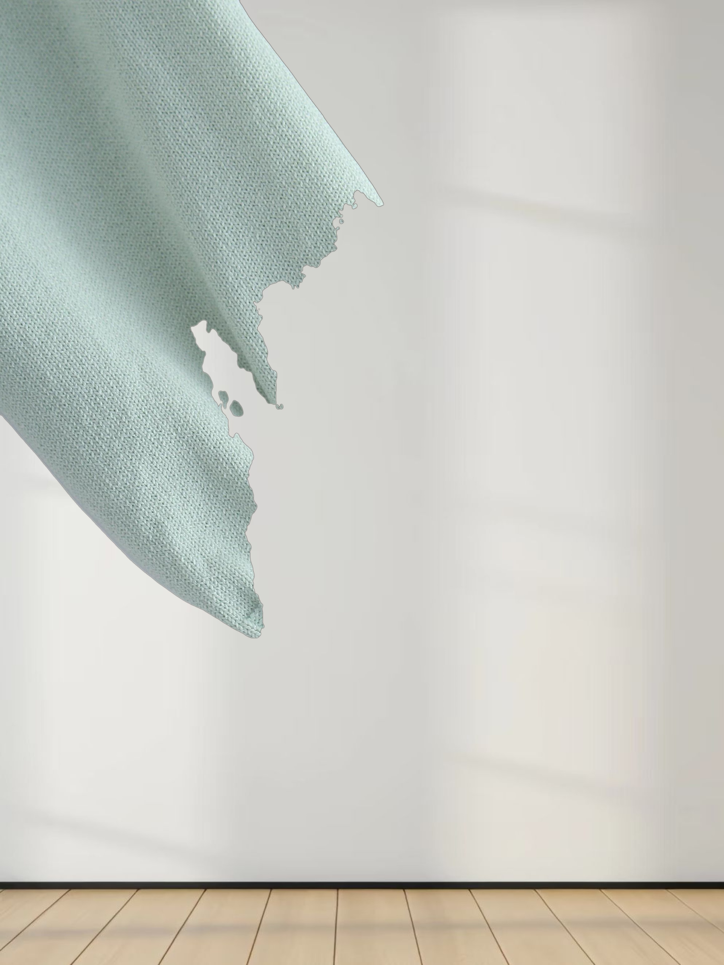 RIBBED WAISTED SWEATER-SAGE GREEN