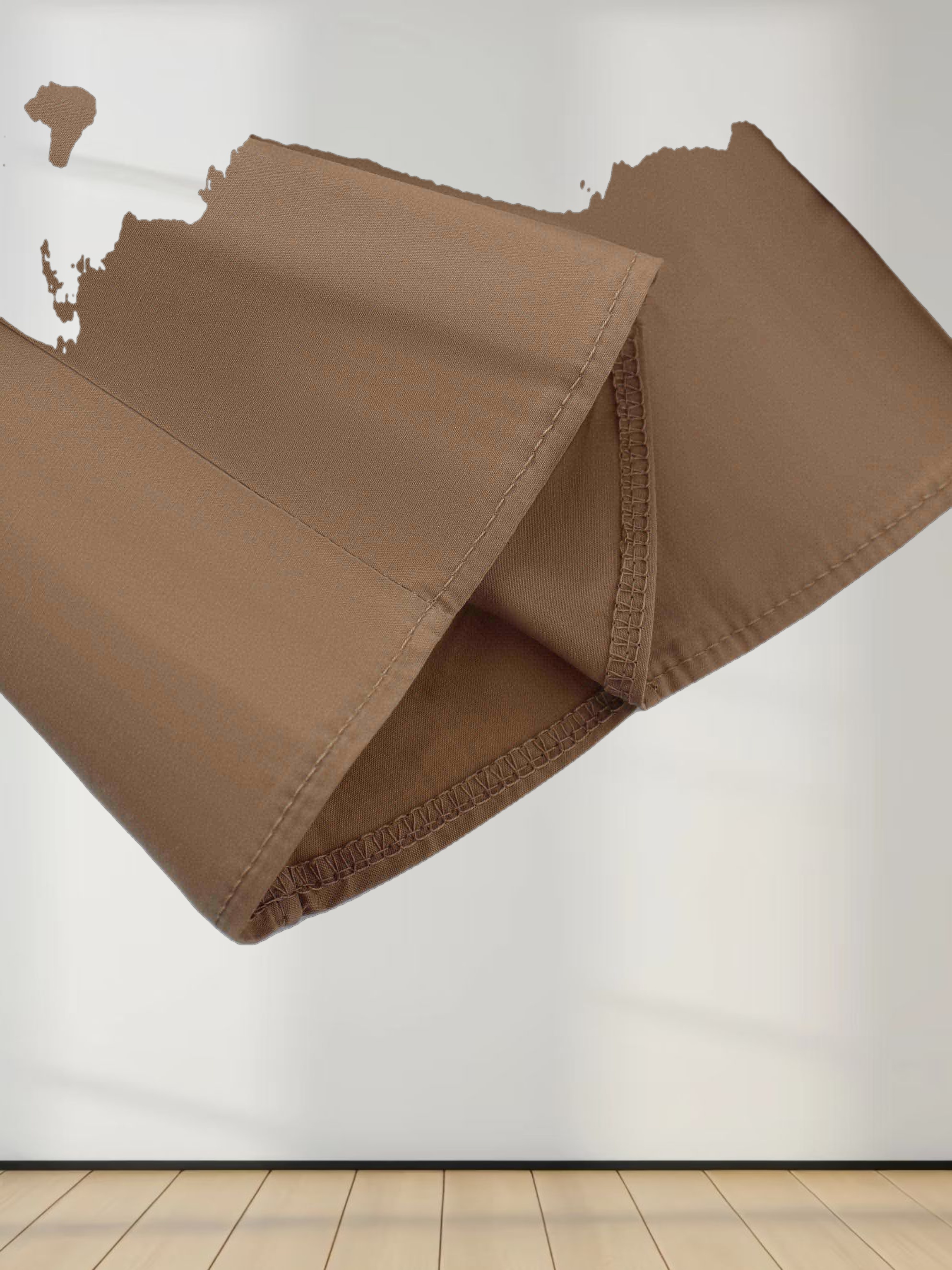 Cotton Pleated Skirt-Tan