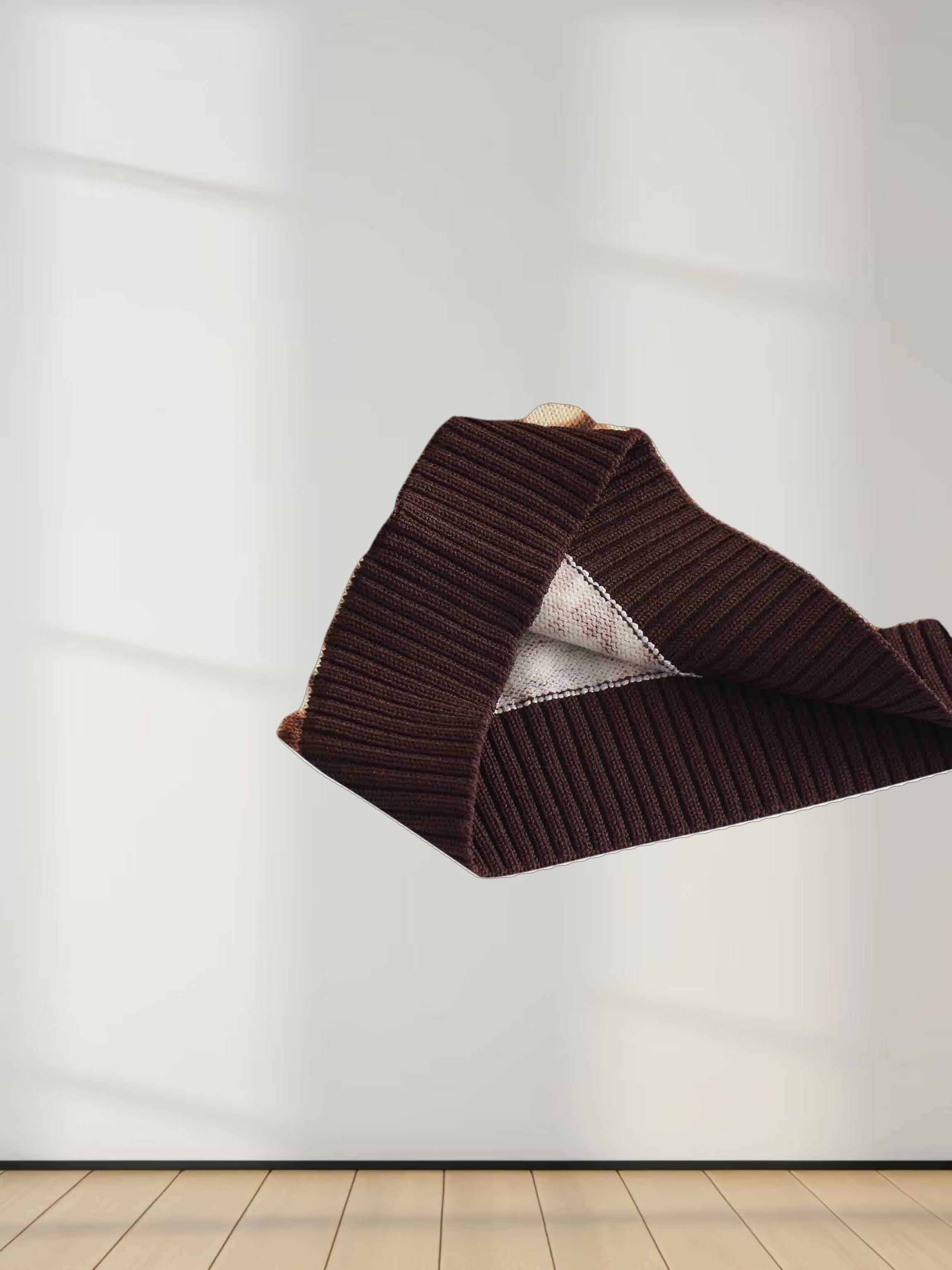 Buttoned Cardigan-Brown Speckled