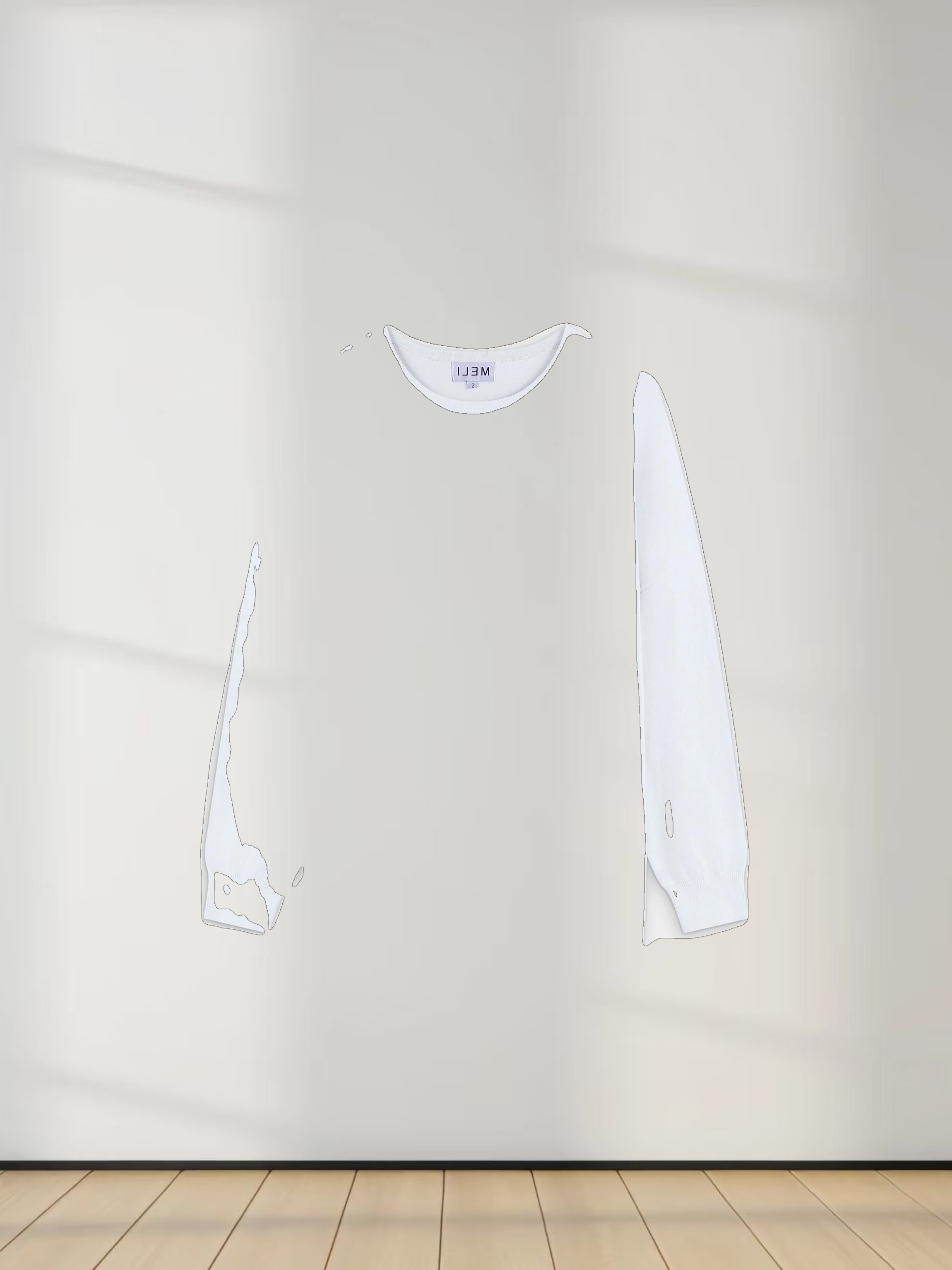 Oversized Lightweight Sweater-White