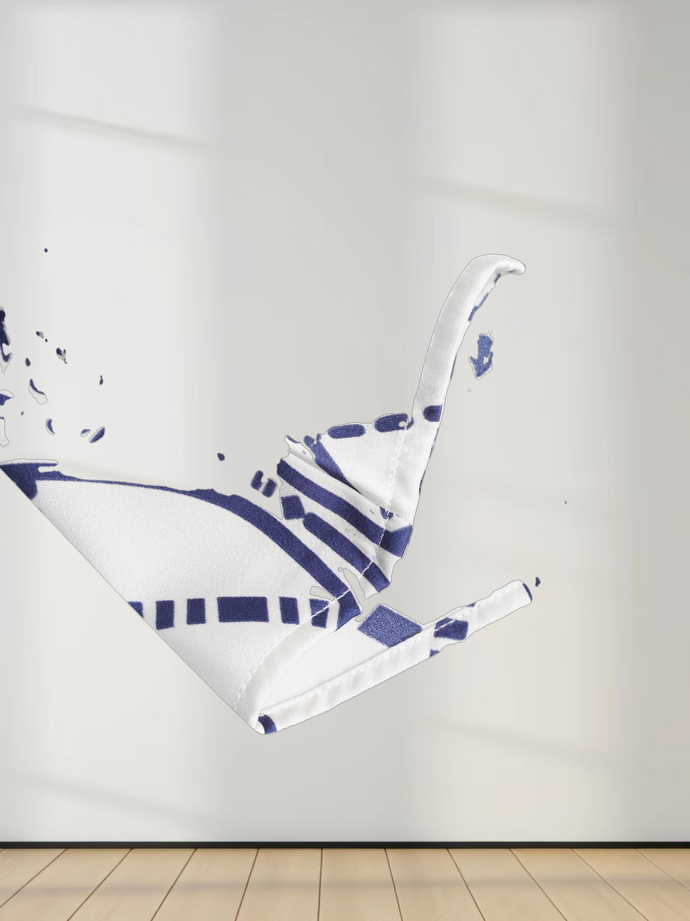 A-Line V Neck Slip Dress-Medallion Floral