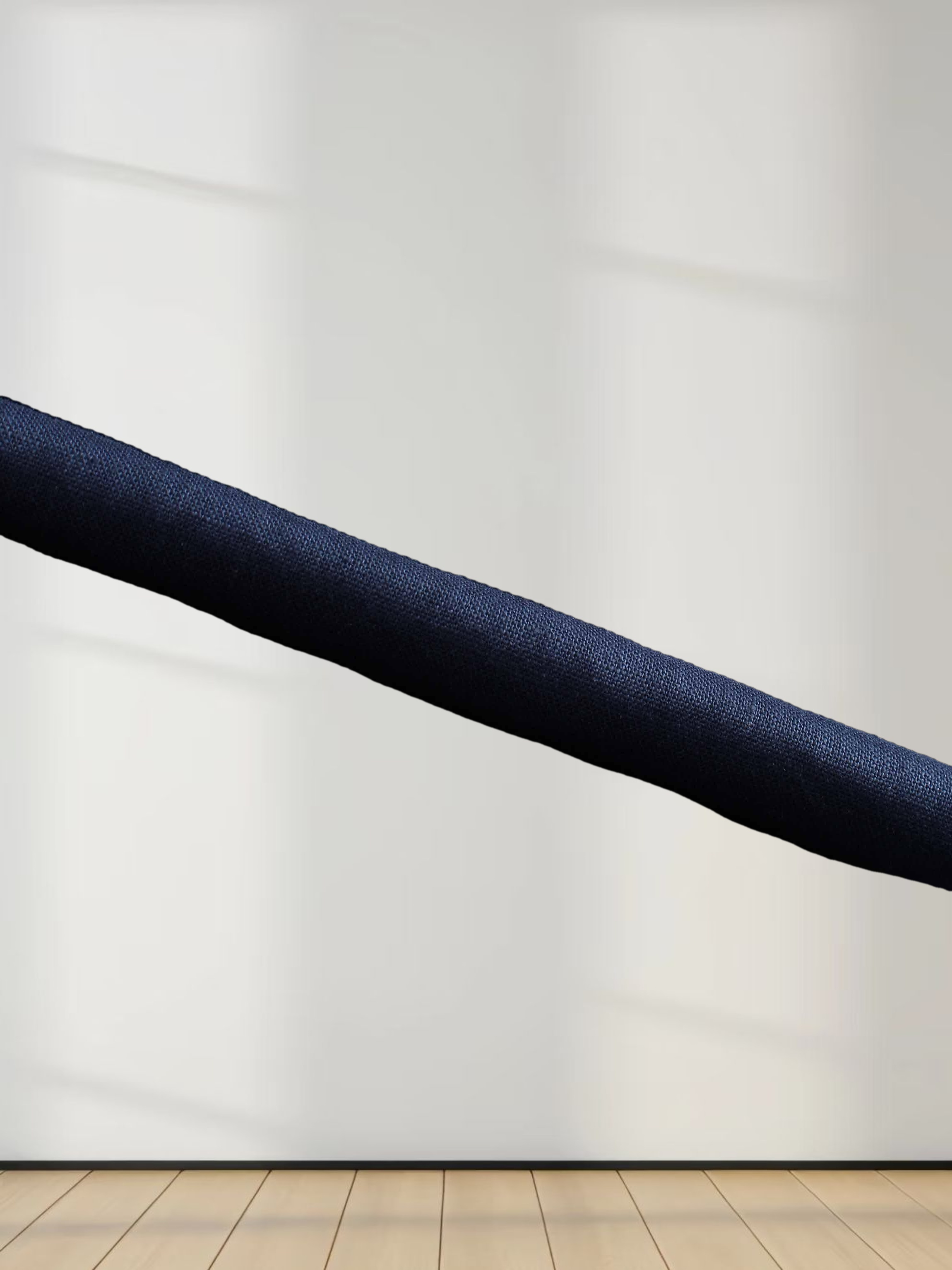 Linen Slip Skirt-Navy