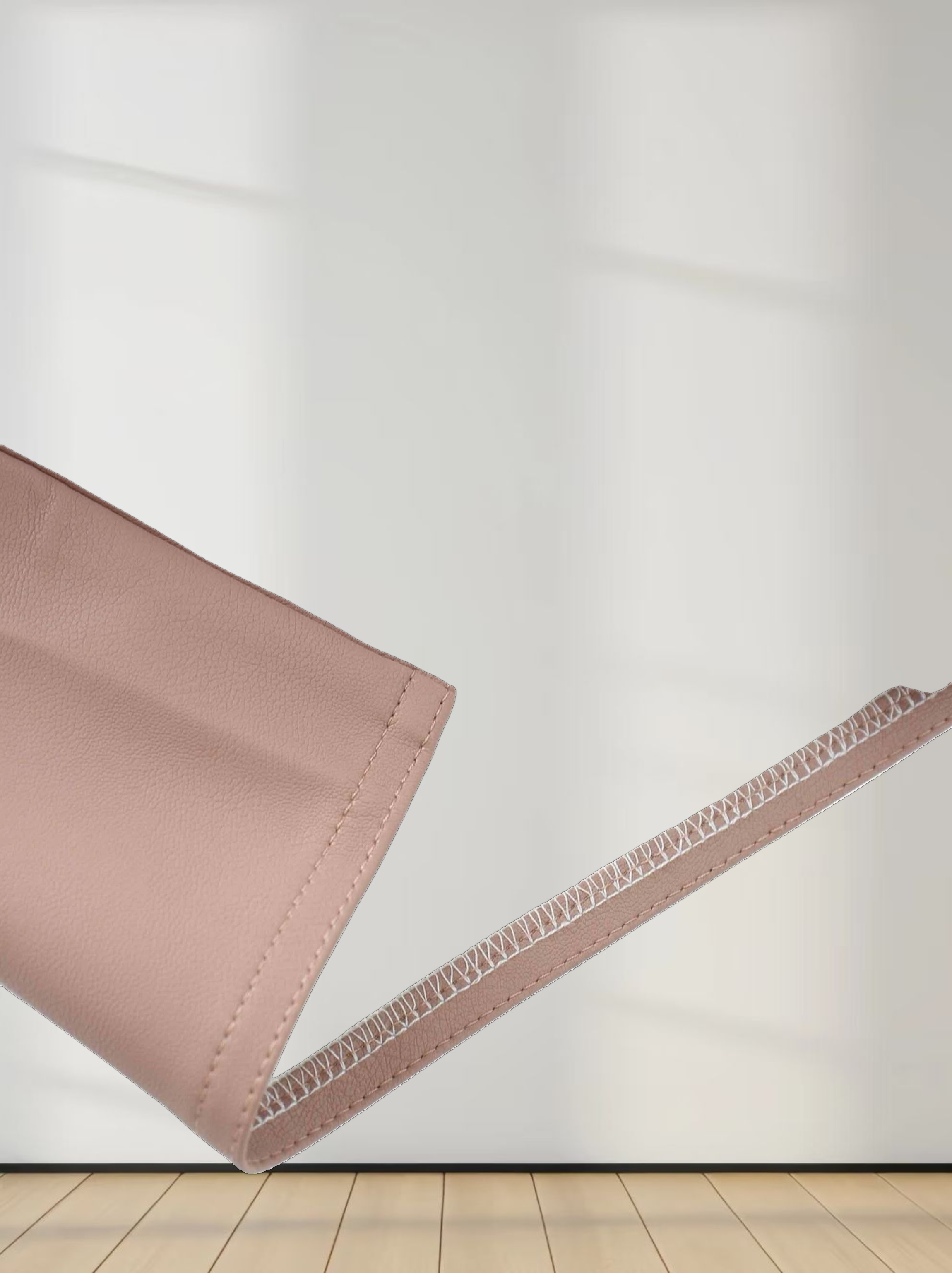 Drop Waist Leather Skirt-Mauve