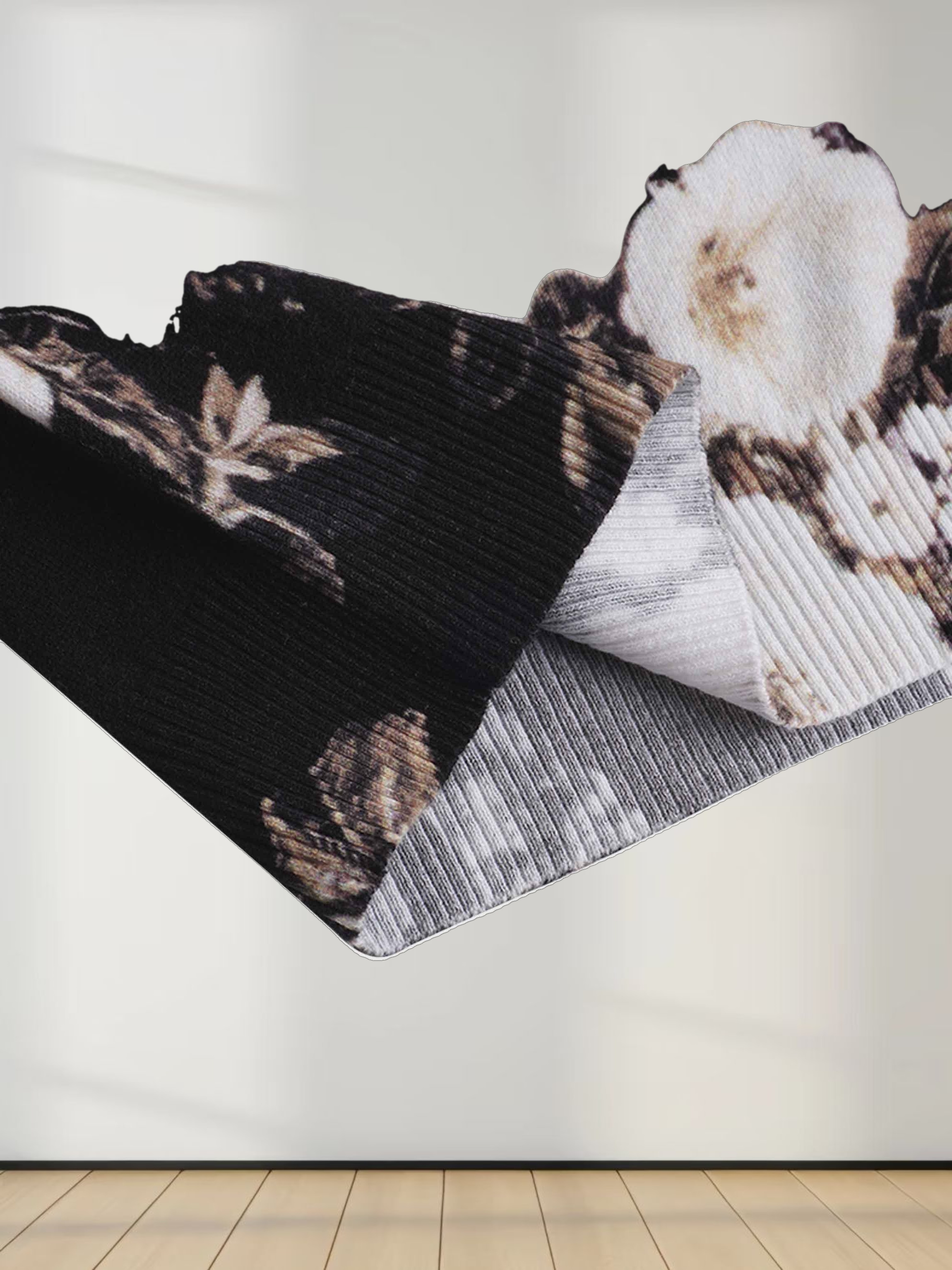 Printed Sweater-Gold Floral