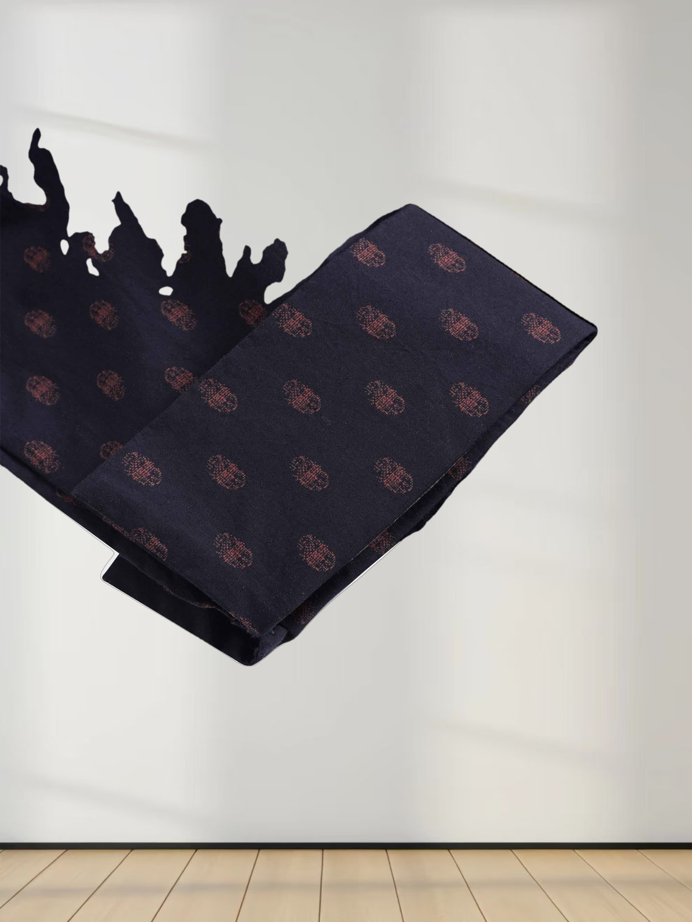 Printed Cotton Belted Shirtdress-Geometric