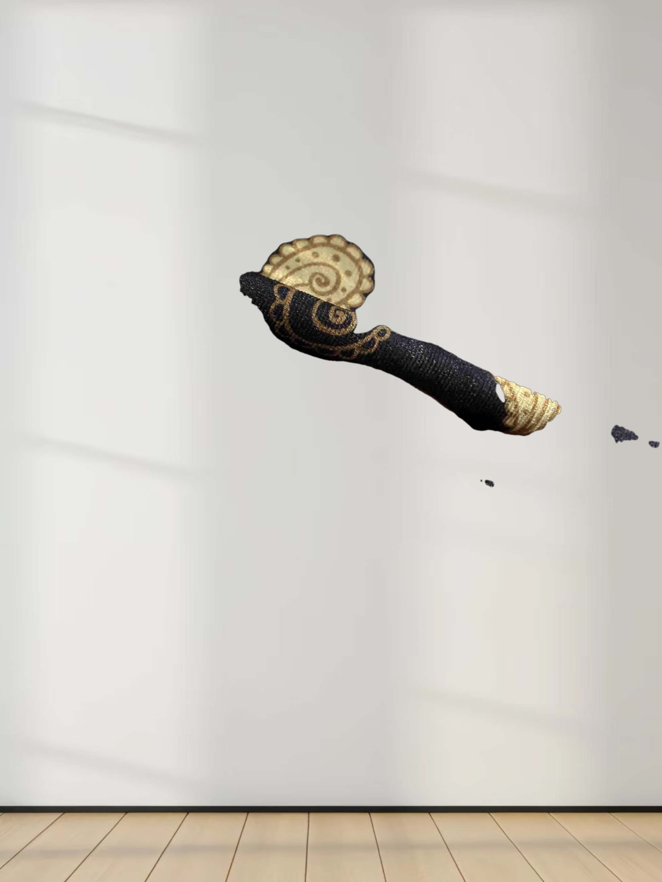 Velour Front Knot Maxi Dress-Gold Paisley